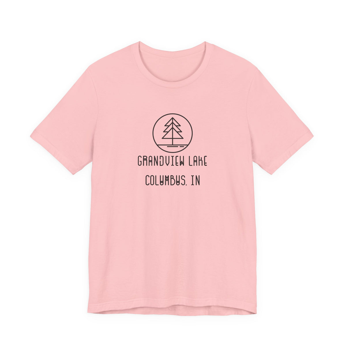 Grandview Lake Minimalist Tee — Lake Forest Graphic Short Sleeve Shirt