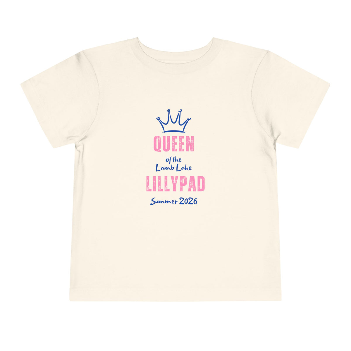 Toddler Tee — “Queen of the Lillypad” Lamb Lake Summer 2026