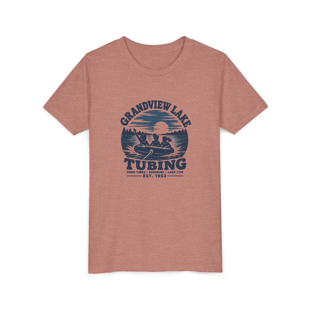 Grandview Lake Tubing Youth Tee – Kids Summer Lake T-Shirt
