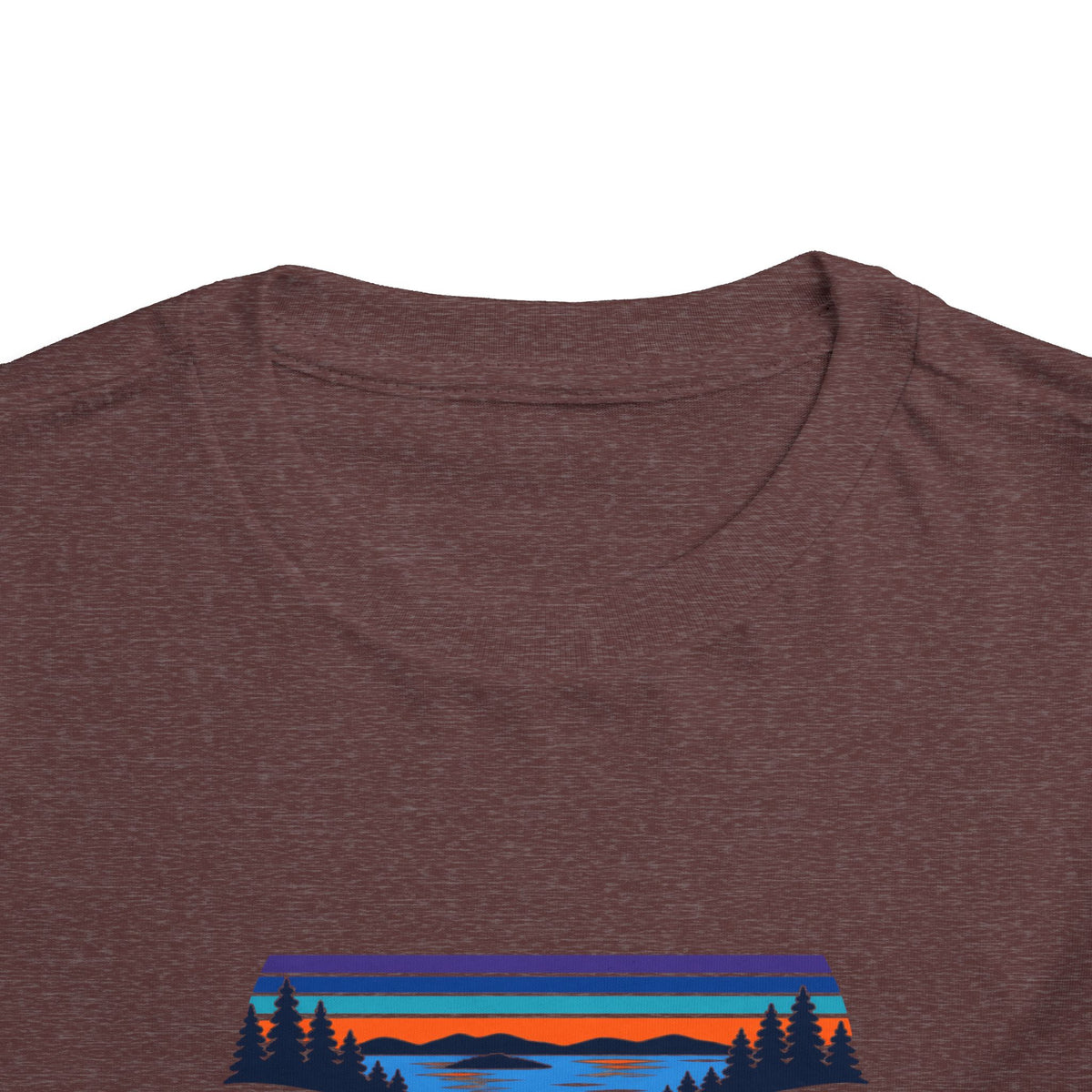 Toddler Tee - "Grandview Lake" Retro Sunset Graphic