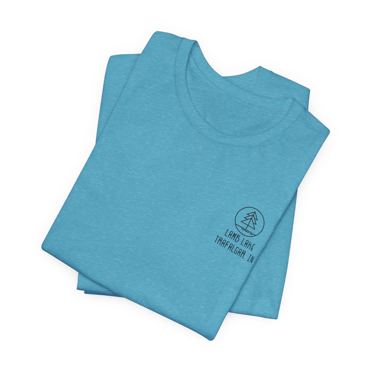 Lamb Lake Minimalist Tee — Lake Forest Graphic Short Sleeve Shirt