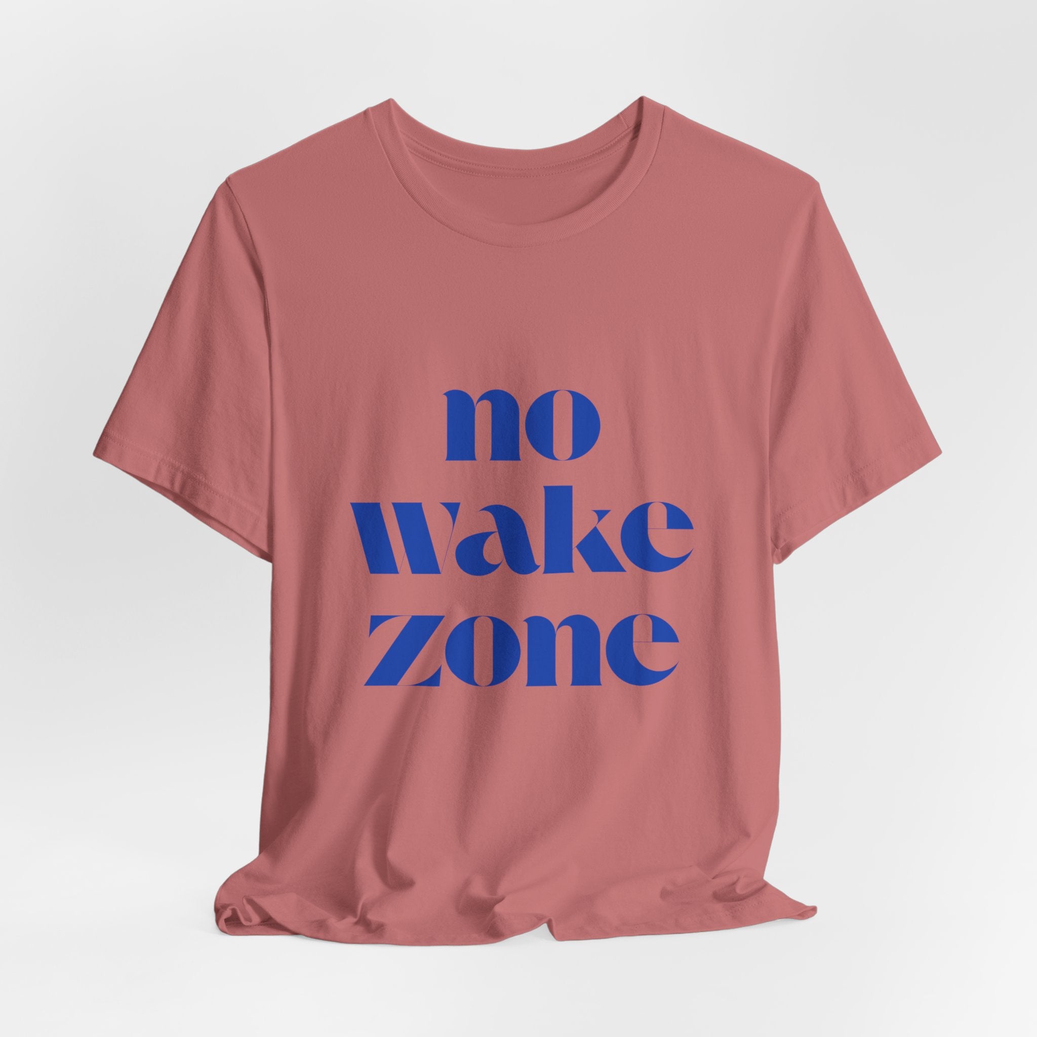 No Wake Zone T-Shirt — Nautical Relaxed Graphic Tee