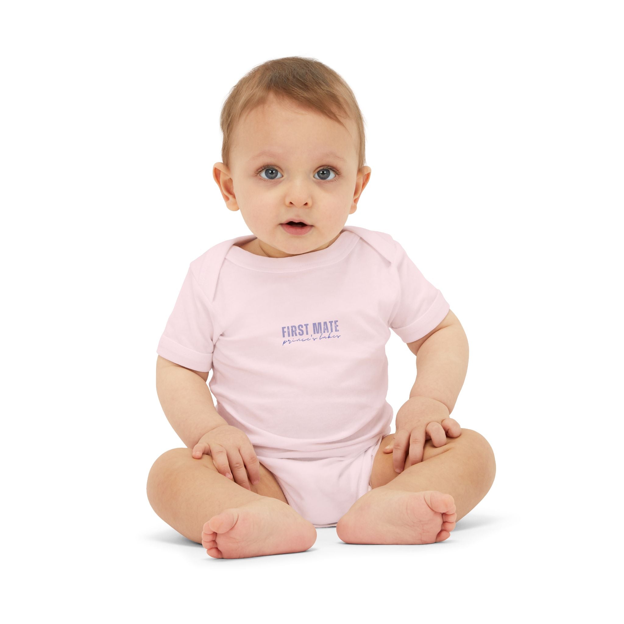 Infant Onesie "First Mate" Baby Bodysuit – Cute Nautical Newborn Gift