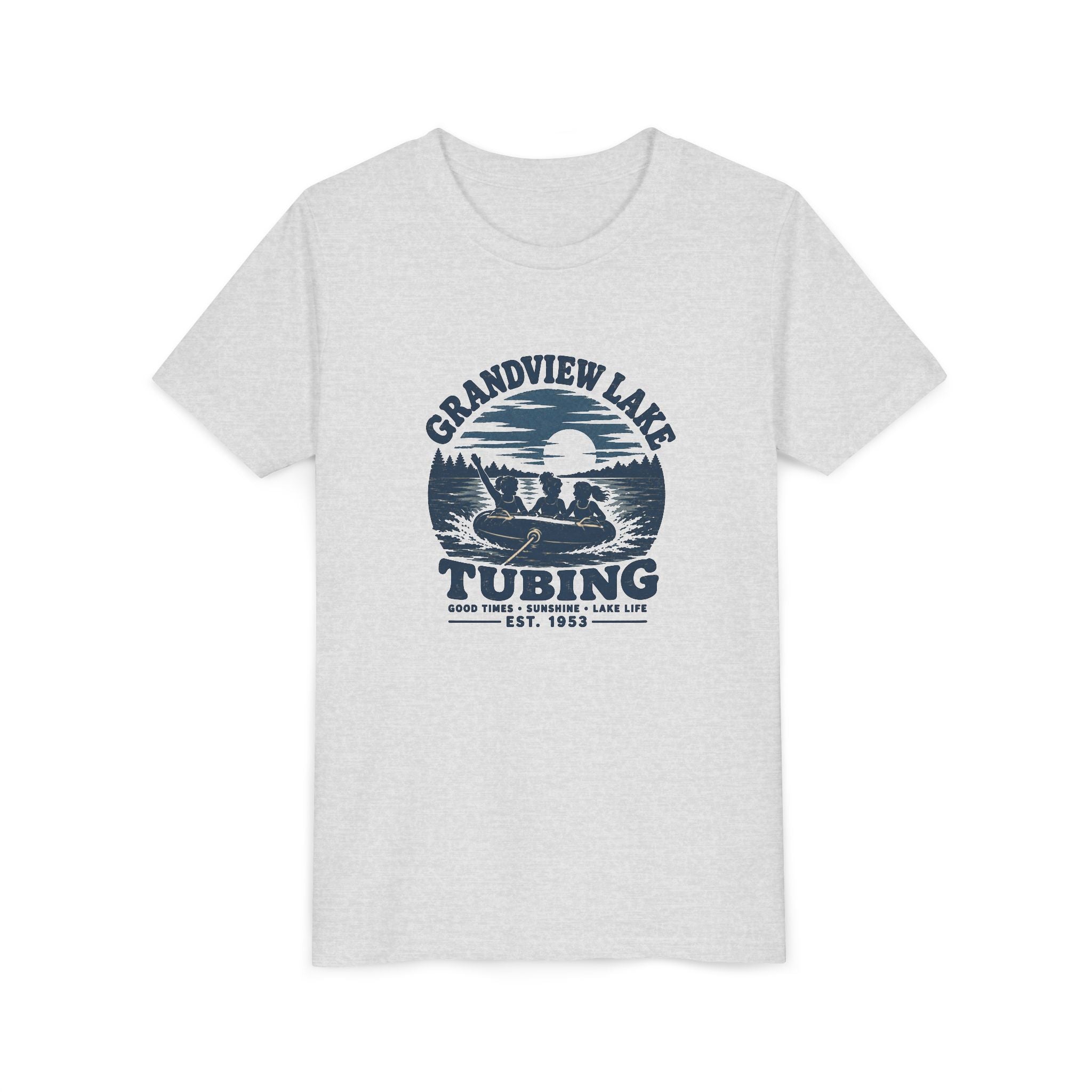 Grandview Lake Tubing Youth Tee – Kids Summer Lake T-Shirt