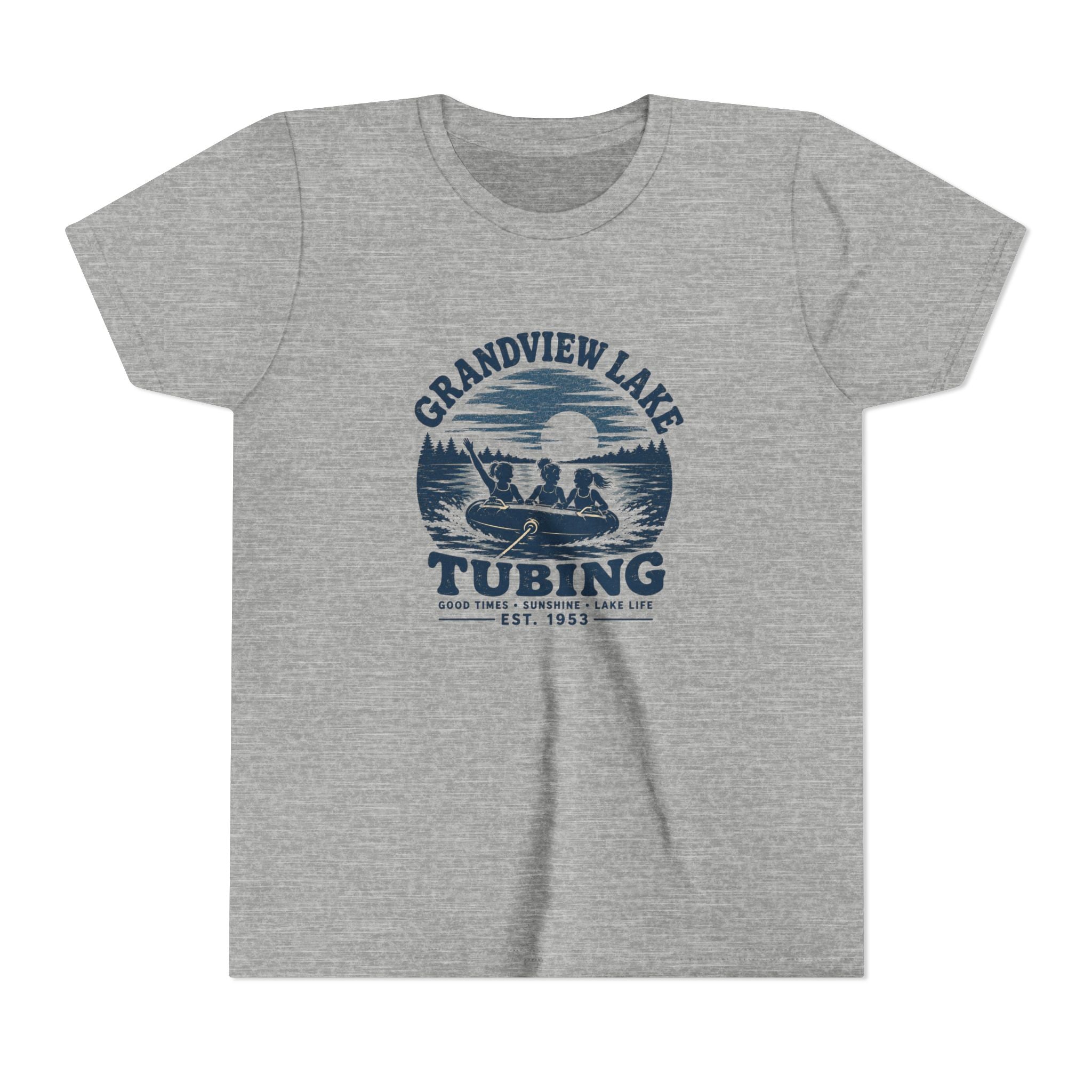 Grandview Lake Tubing Youth Tee – Kids Summer Lake T-Shirt