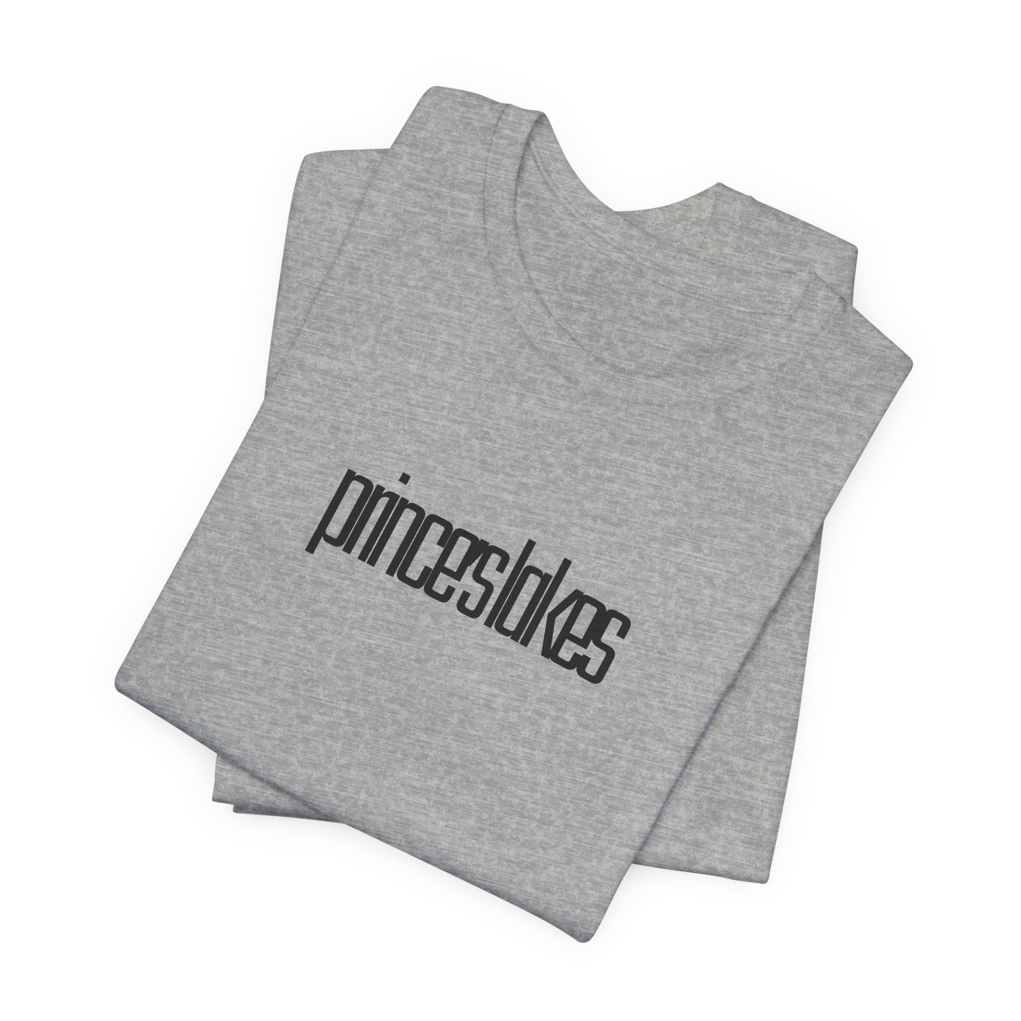 'prince's lakes' Graphic Tee —  Minimal Logo T‑Shirt