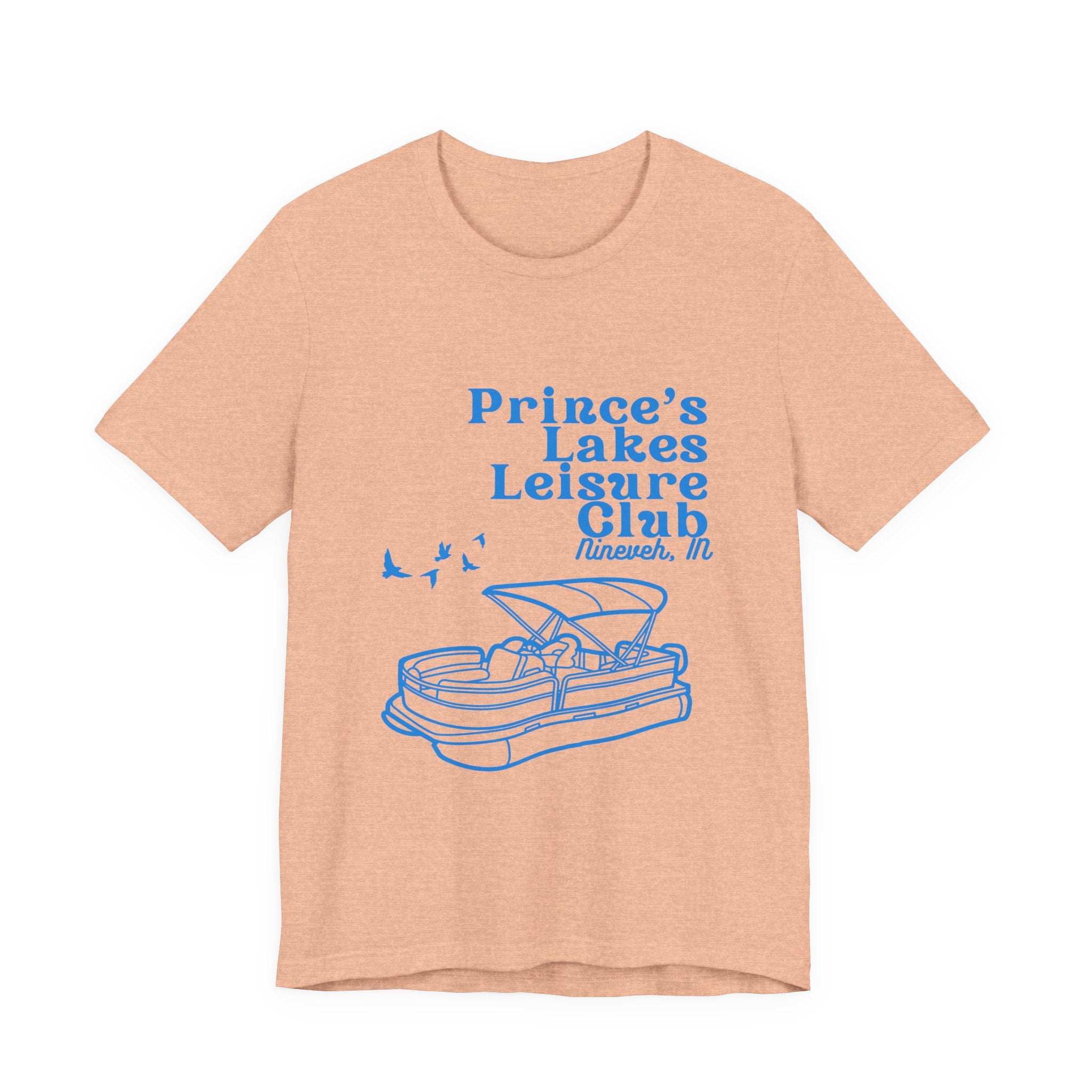 Lake Club Pontoon Boat Tee – "Prince's Lakes Leisure Club" Vintage Boating T-Shirt