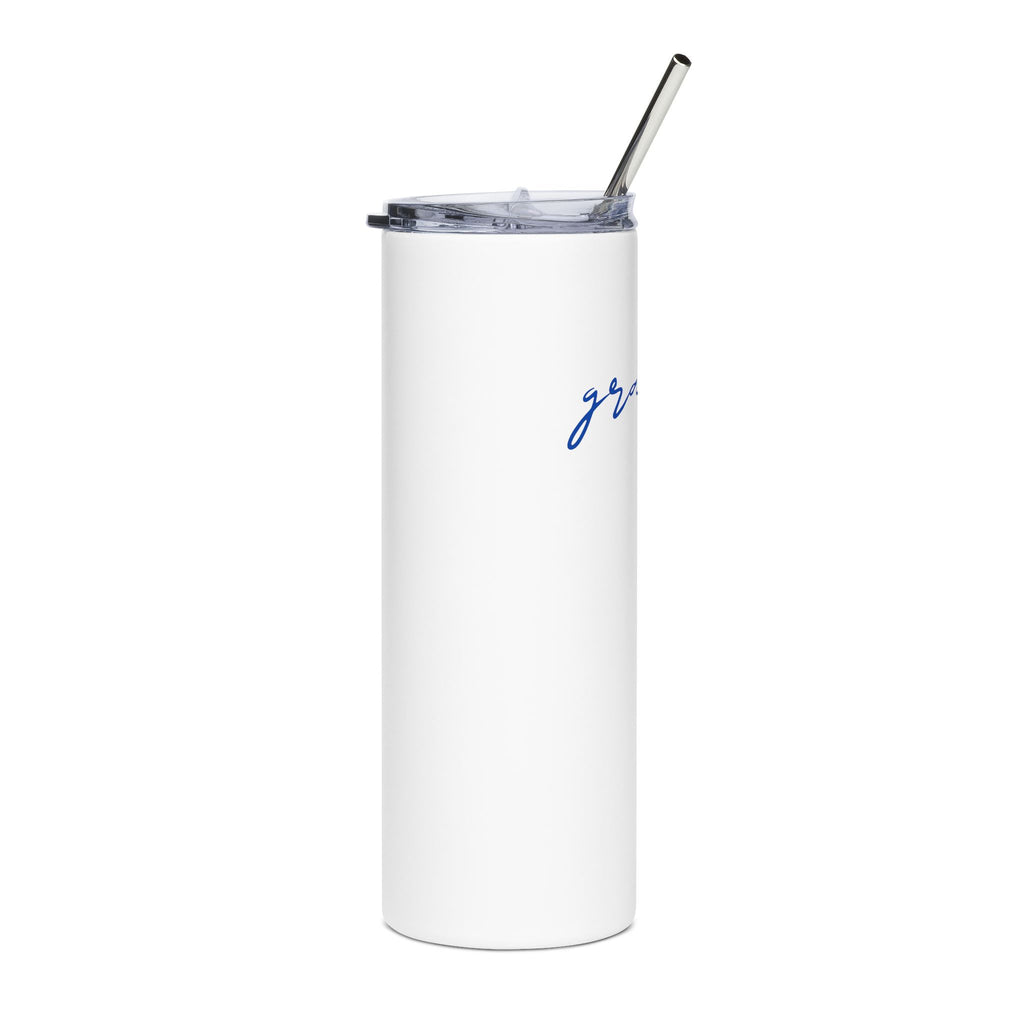 20oz Stainless Tumbler — Minimal Script "grandview lake" Travel Cup