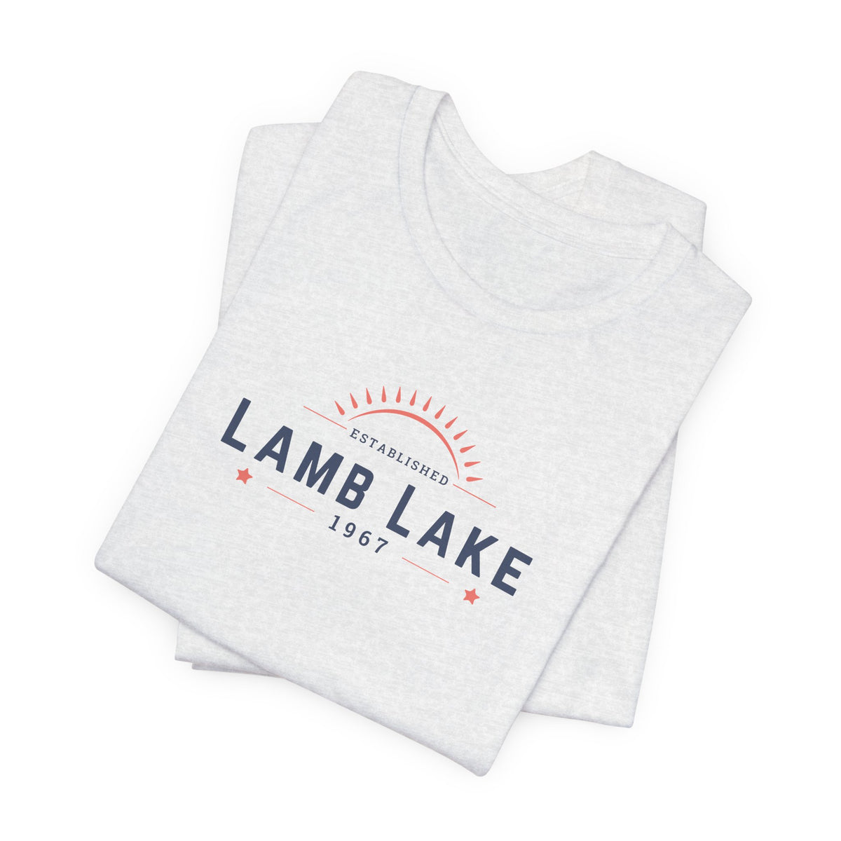 Lamb Lake Tee – Retro Lakeside Graphic T-Shirt