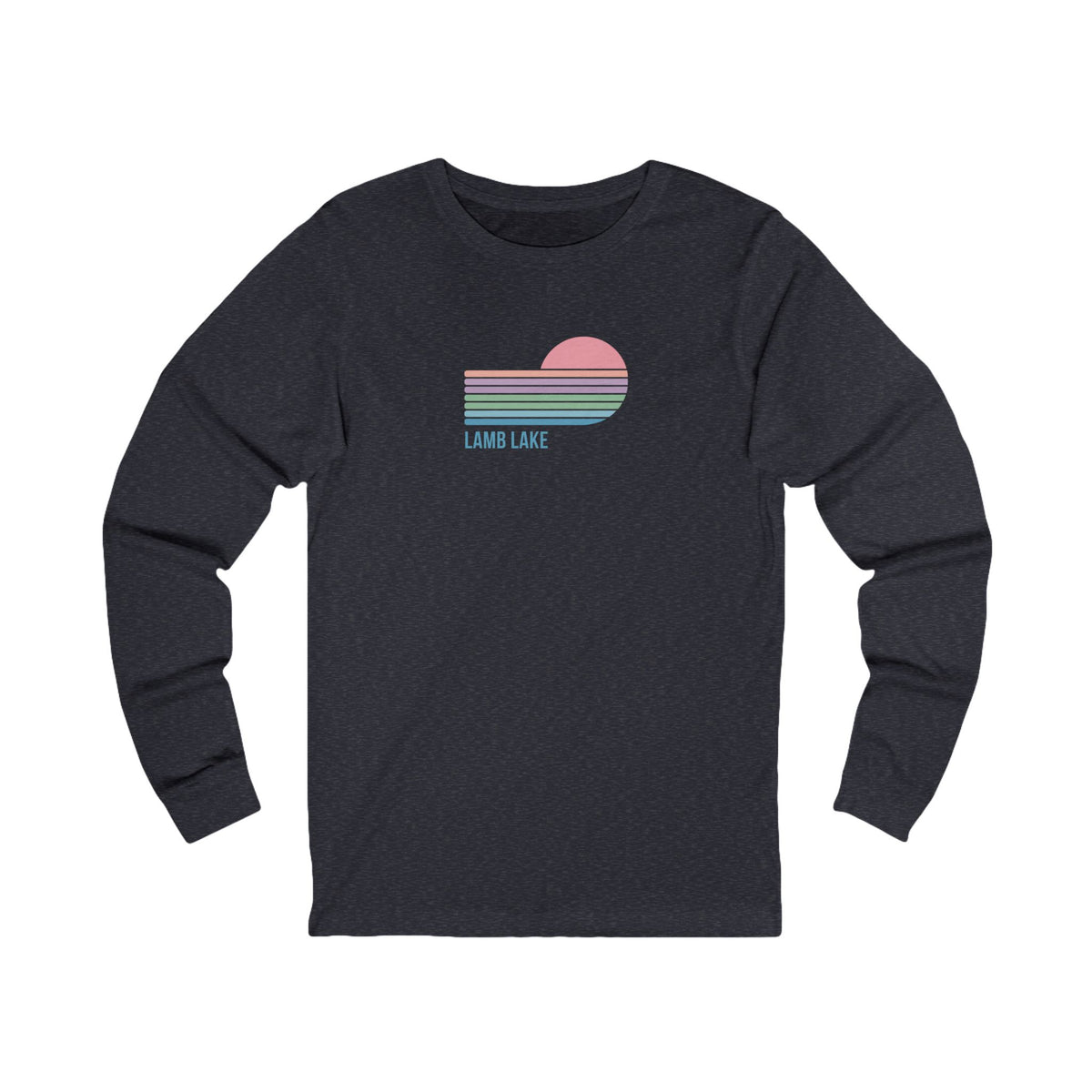 Lamb Lake Retro Sunset Long Sleeve Tee