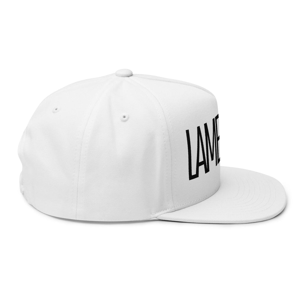 LAMB LAKE Embroidered Flat Bill Cap