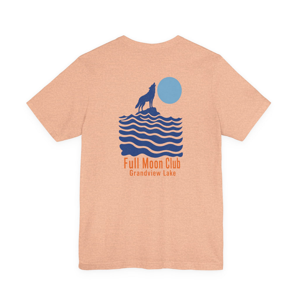 Grandview Full Moon Club Lake T-Shirt — Wolf Moon Graphic Tee