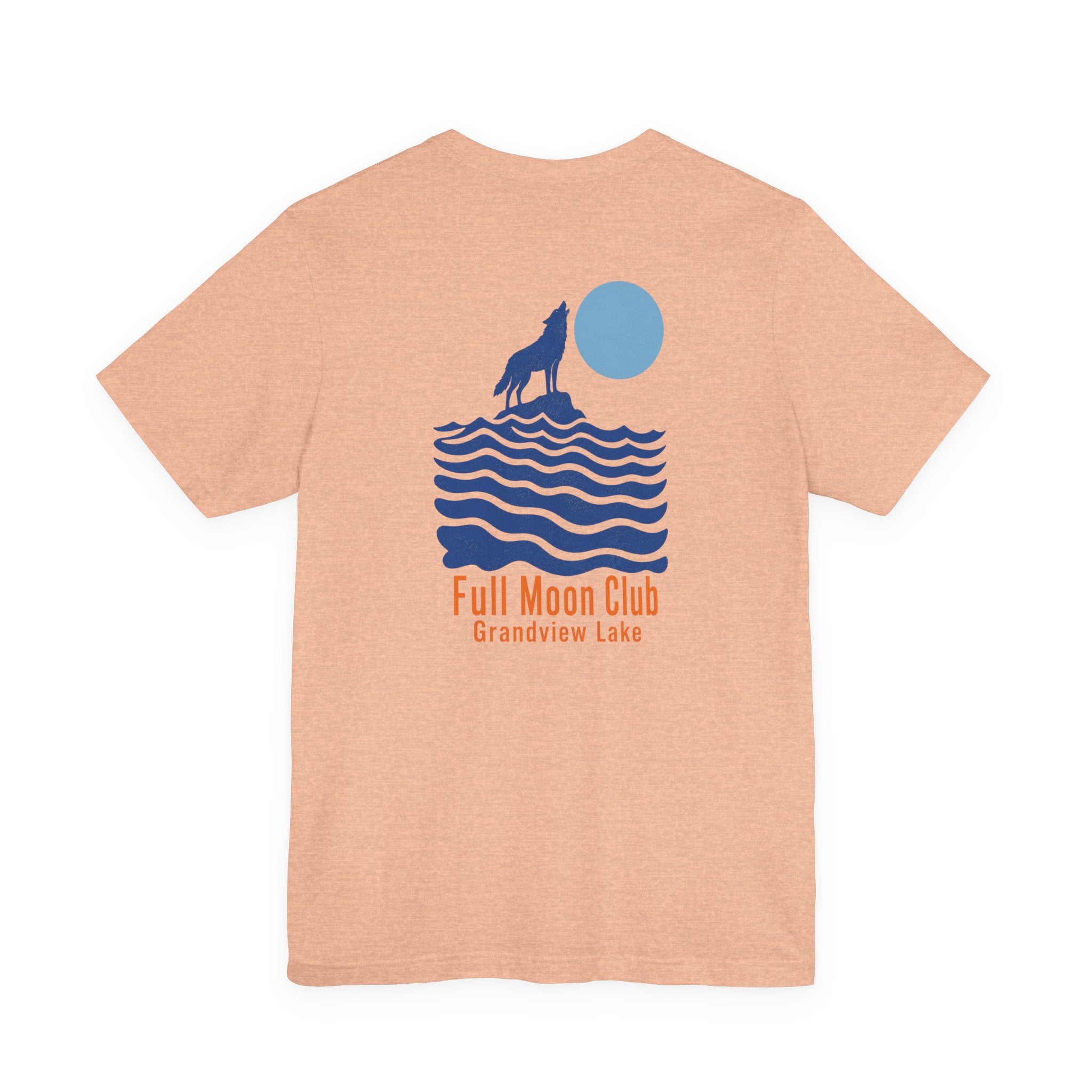 Grandview Full Moon Club Lake T-Shirt — Wolf Moon Graphic Tee