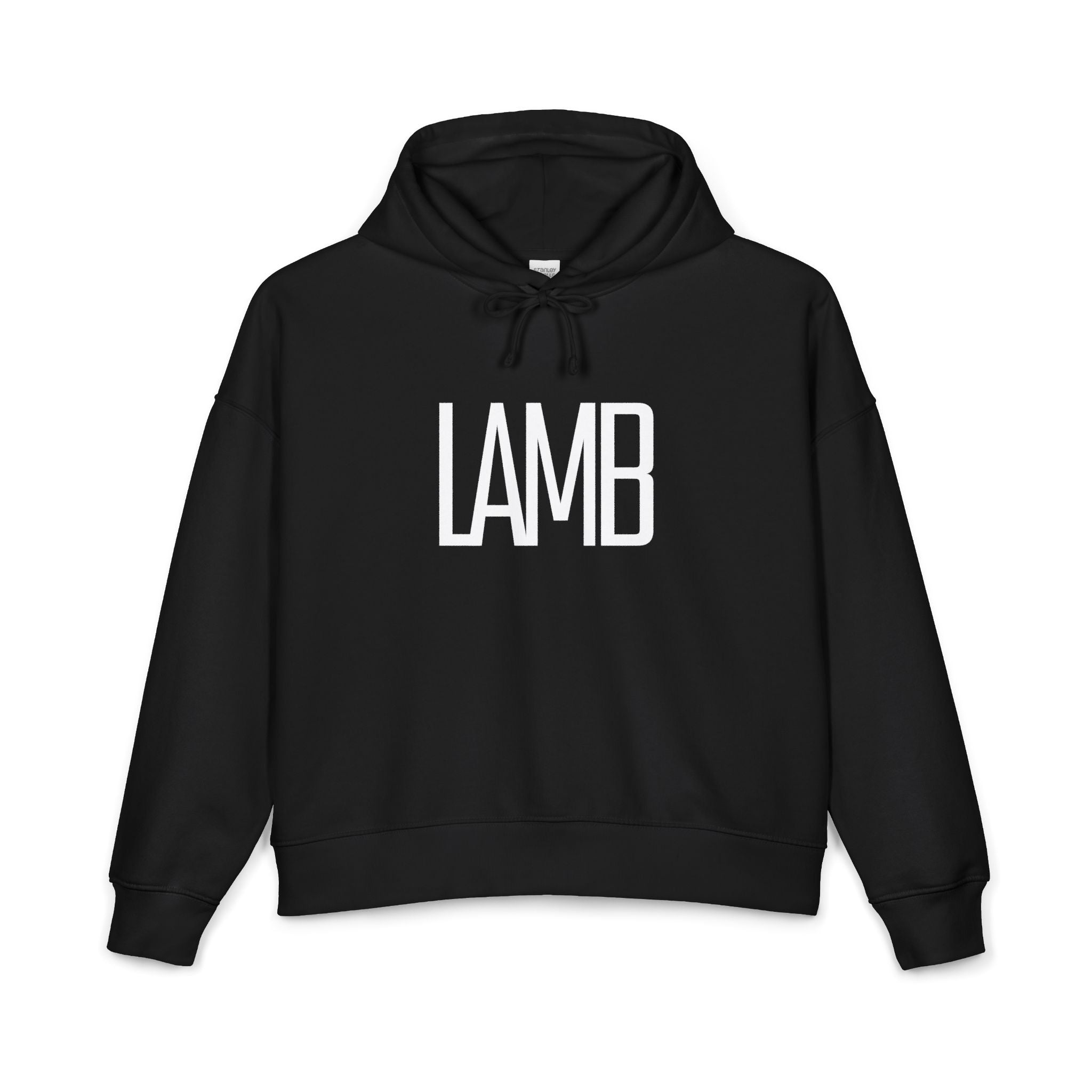 Lamb Lake Organic Women's Hoodie — 'LAMB' Cozy Pullover
