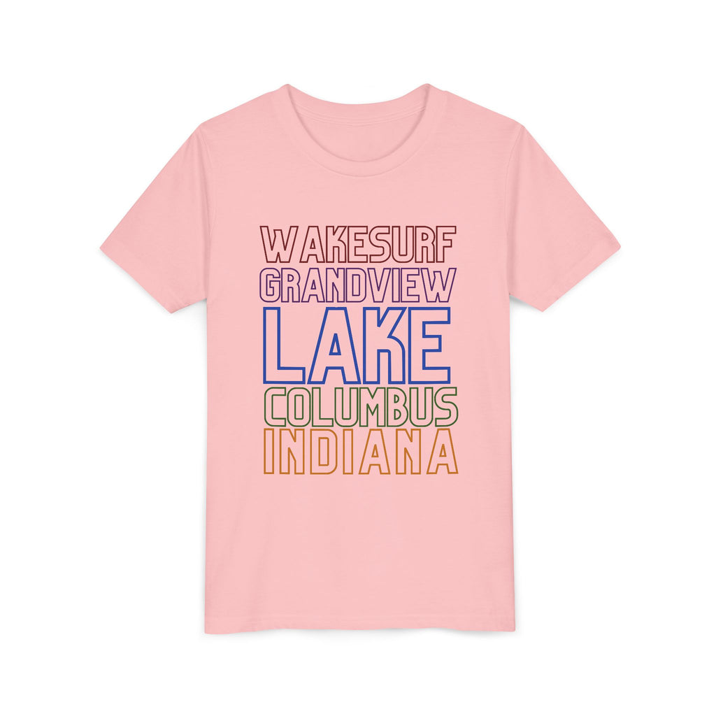 Youth Tee - Grandview Lake Columbus Indiana Wakesurf (Kids)