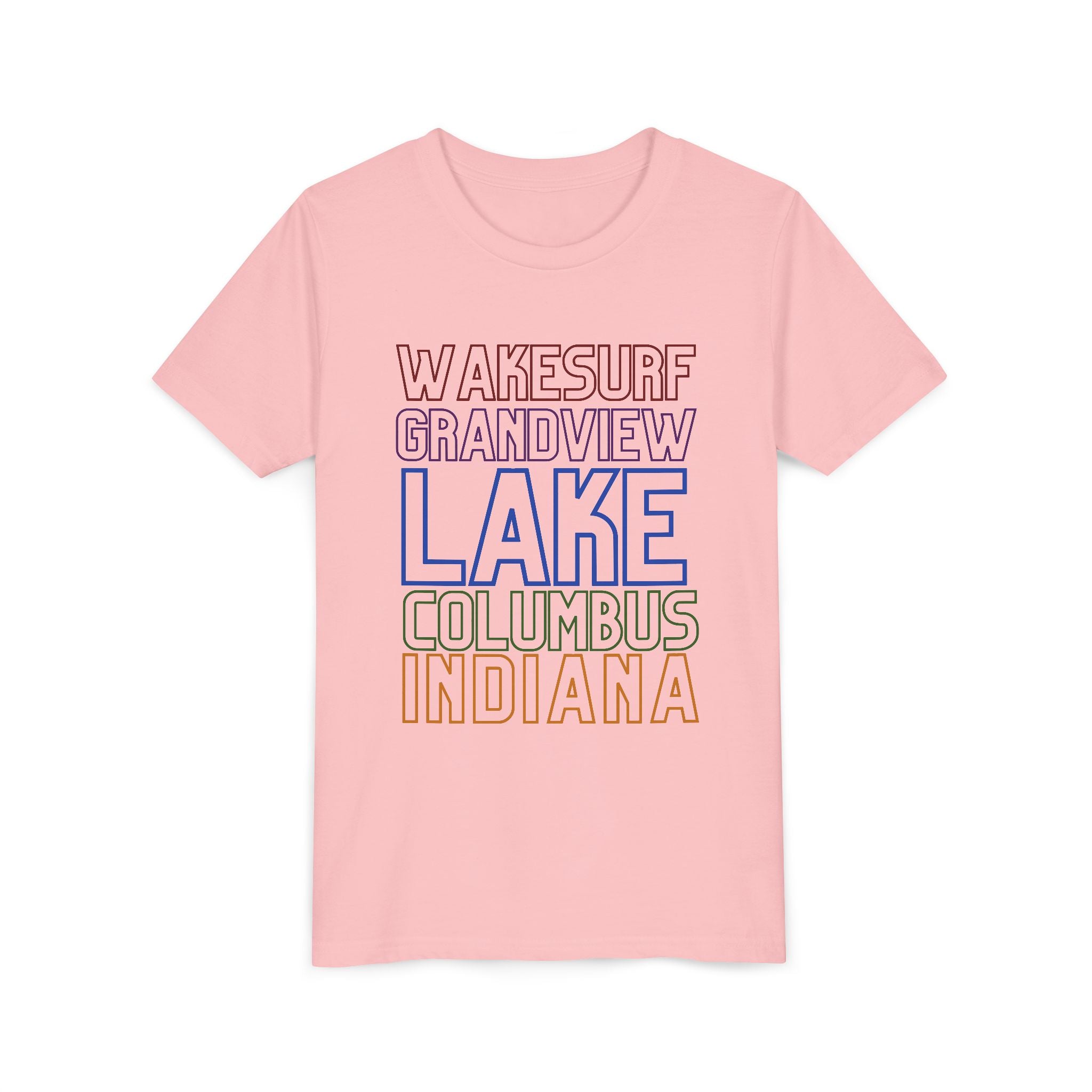 Youth Tee - Grandview Lake Columbus Indiana Wakesurf (Kids)