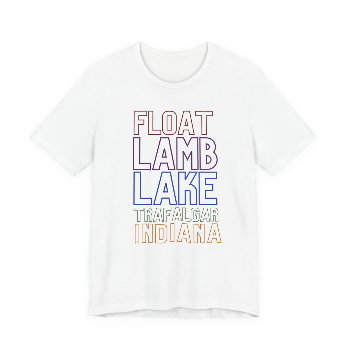 Float Lamb Lake Trafalgar Indiana T-Shirt