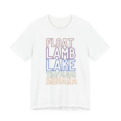 Float Lamb Lake Trafalgar Indiana T-Shirt
