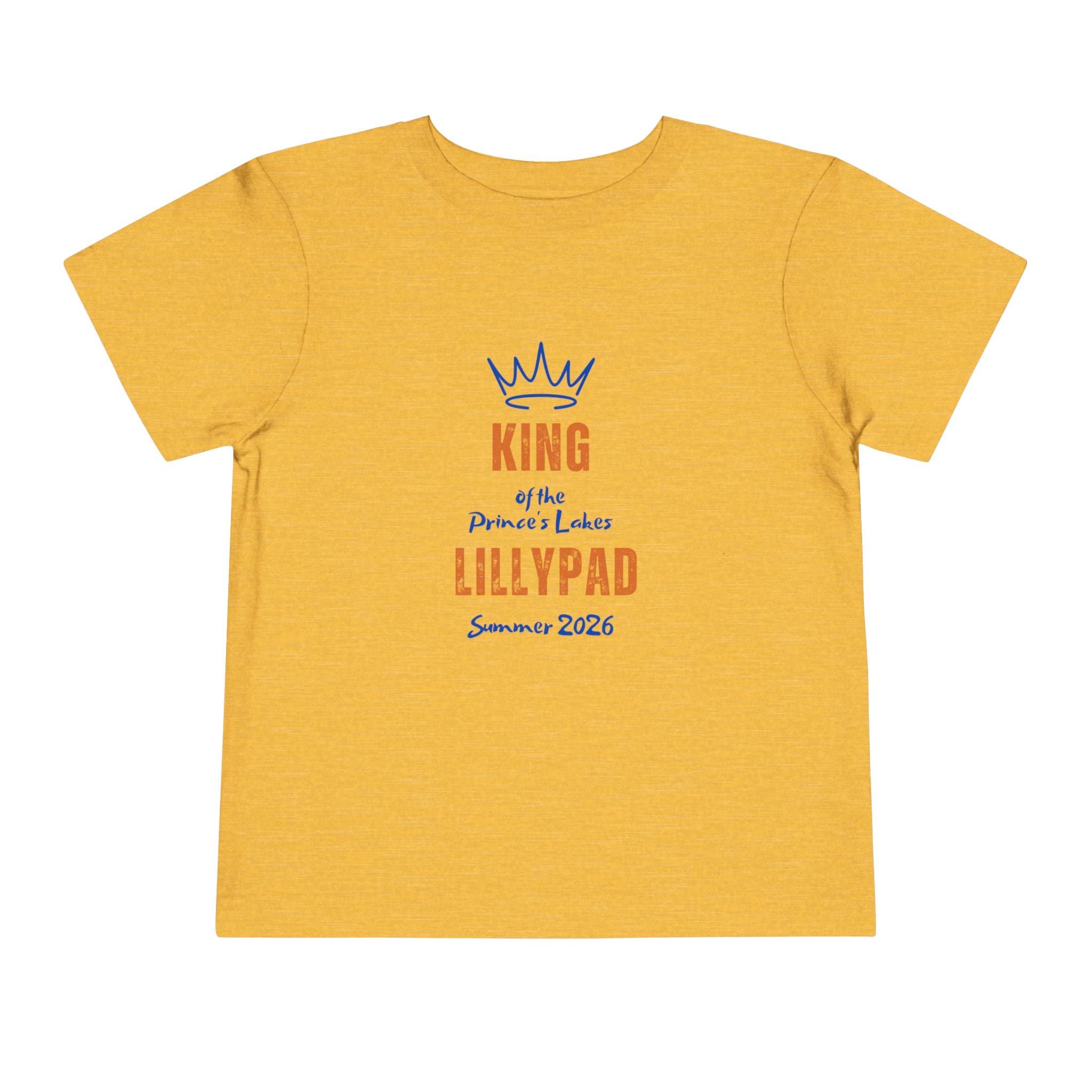 King of the Lillypad Toddler Tee — Prince's Lakes Summer 2026'