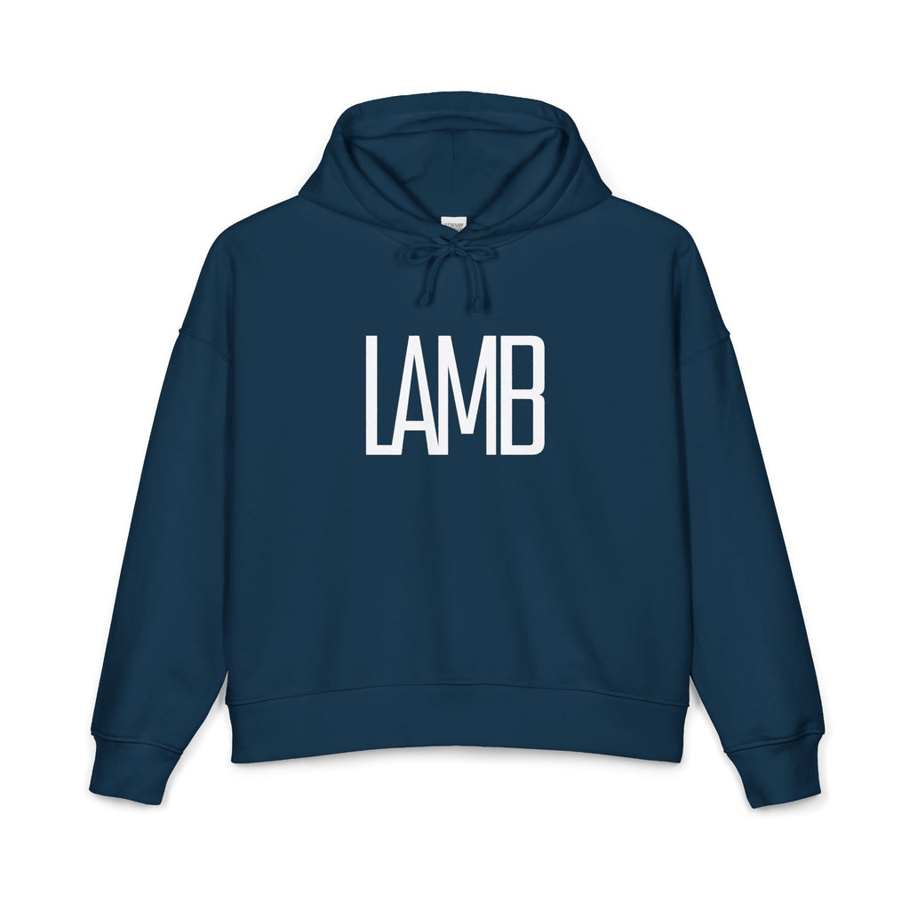 Lamb Lake Organic Women's Hoodie — 'LAMB' Cozy Pullover