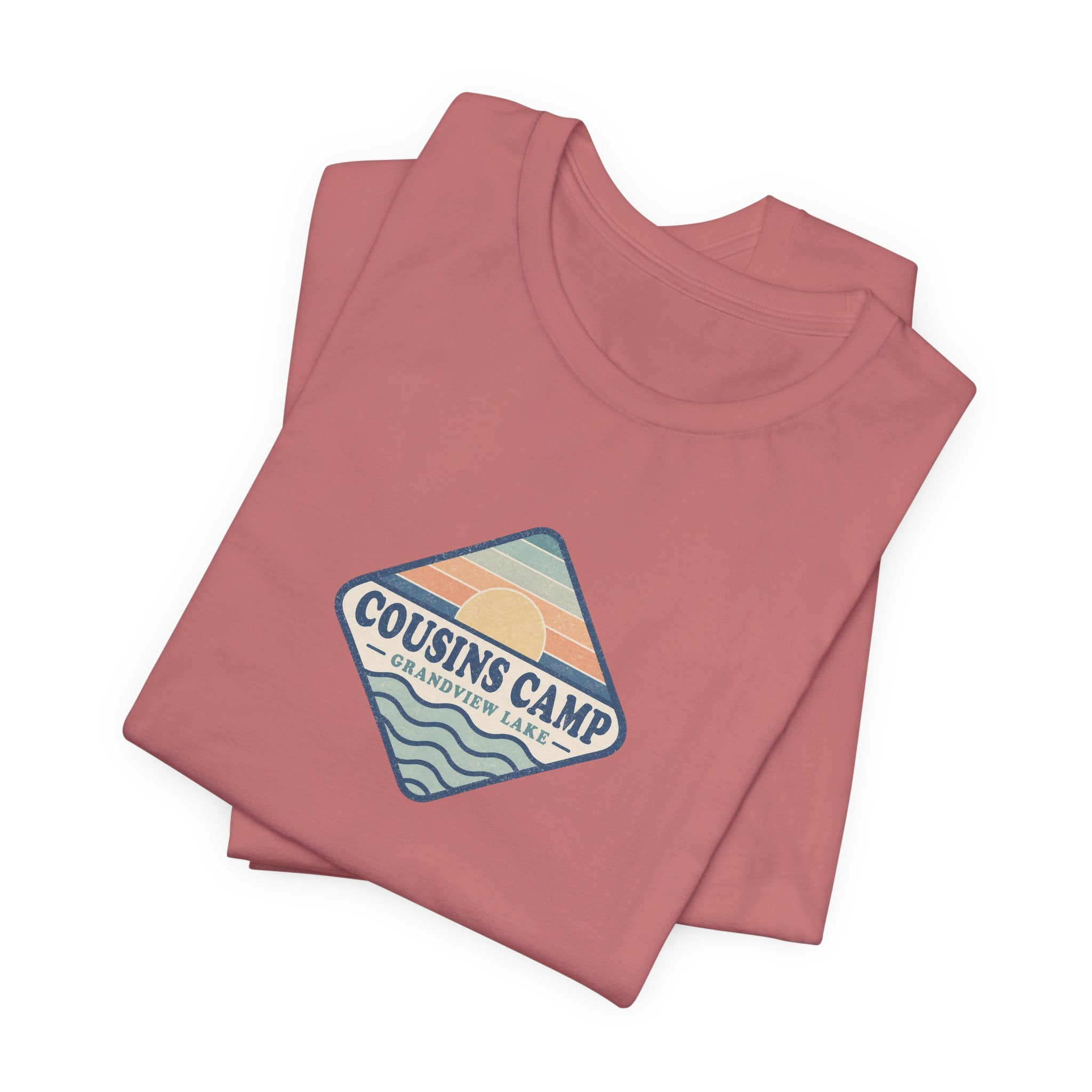 Camp Staff T-Shirt — 'Cousins Camp' Vintage Lake Tee