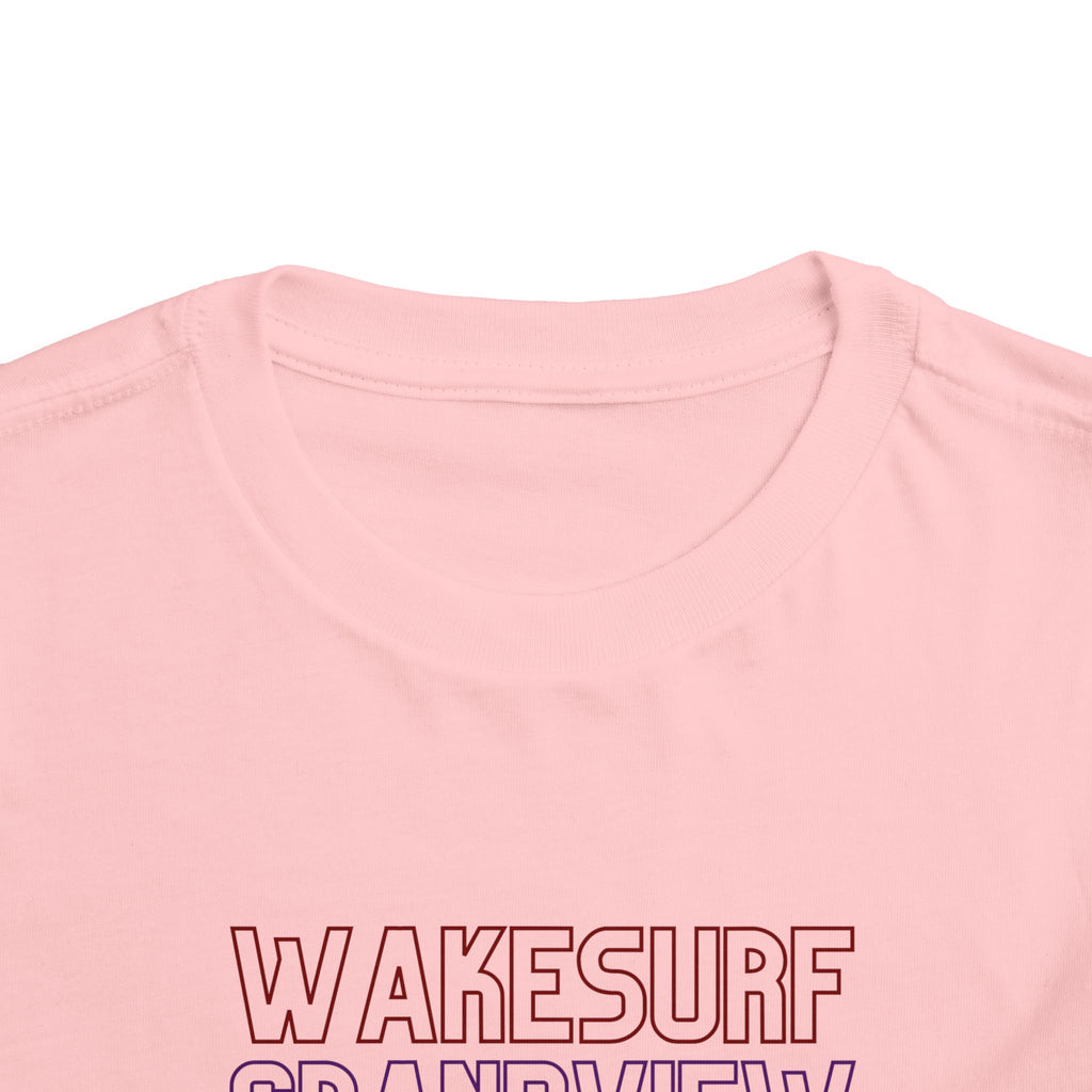 Grandview Lake Columbus Indiana Toddler Tee — Wakesurf Grandview Summer Shirt