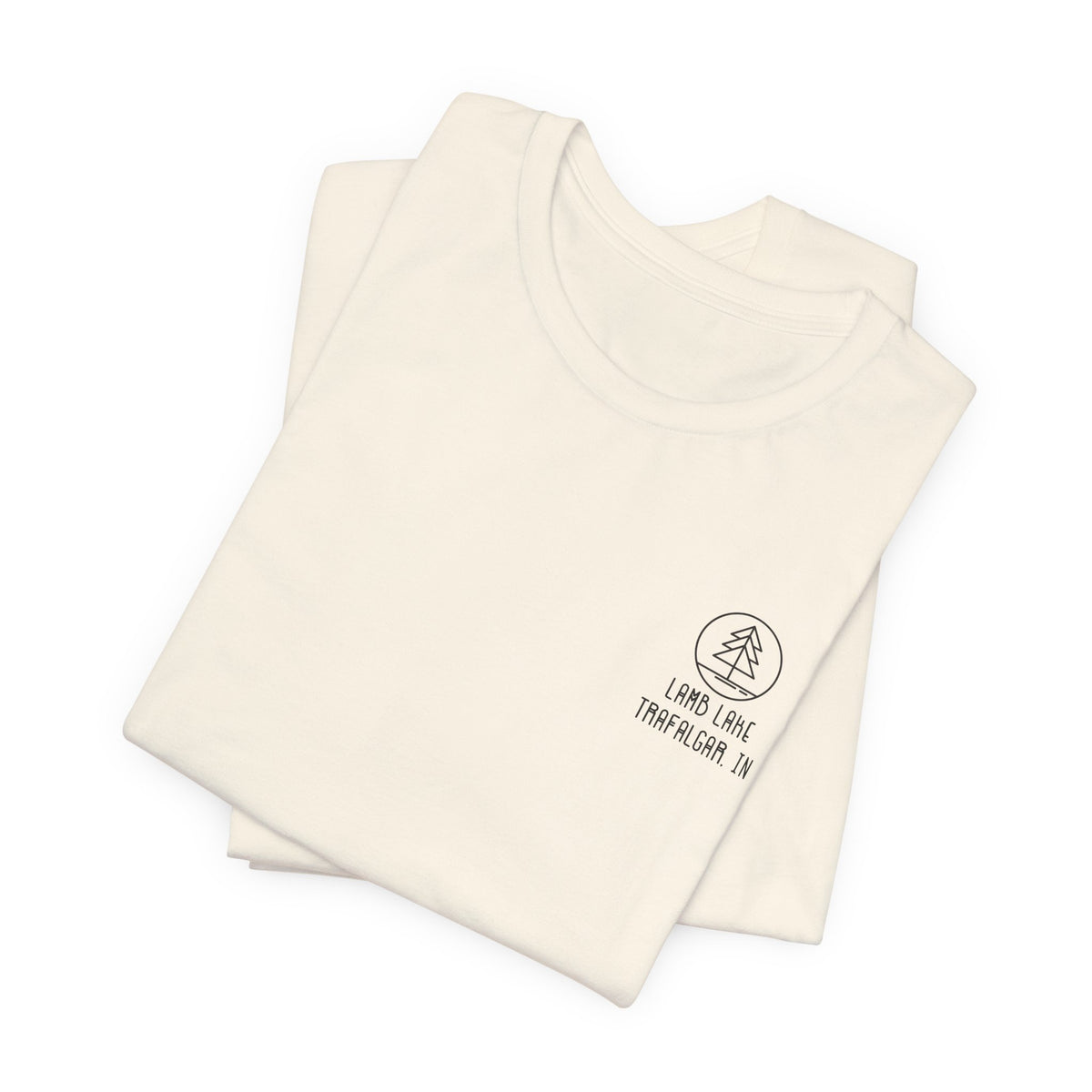 Lamb Lake Minimalist Tee — Lake Forest Graphic Short Sleeve Shirt