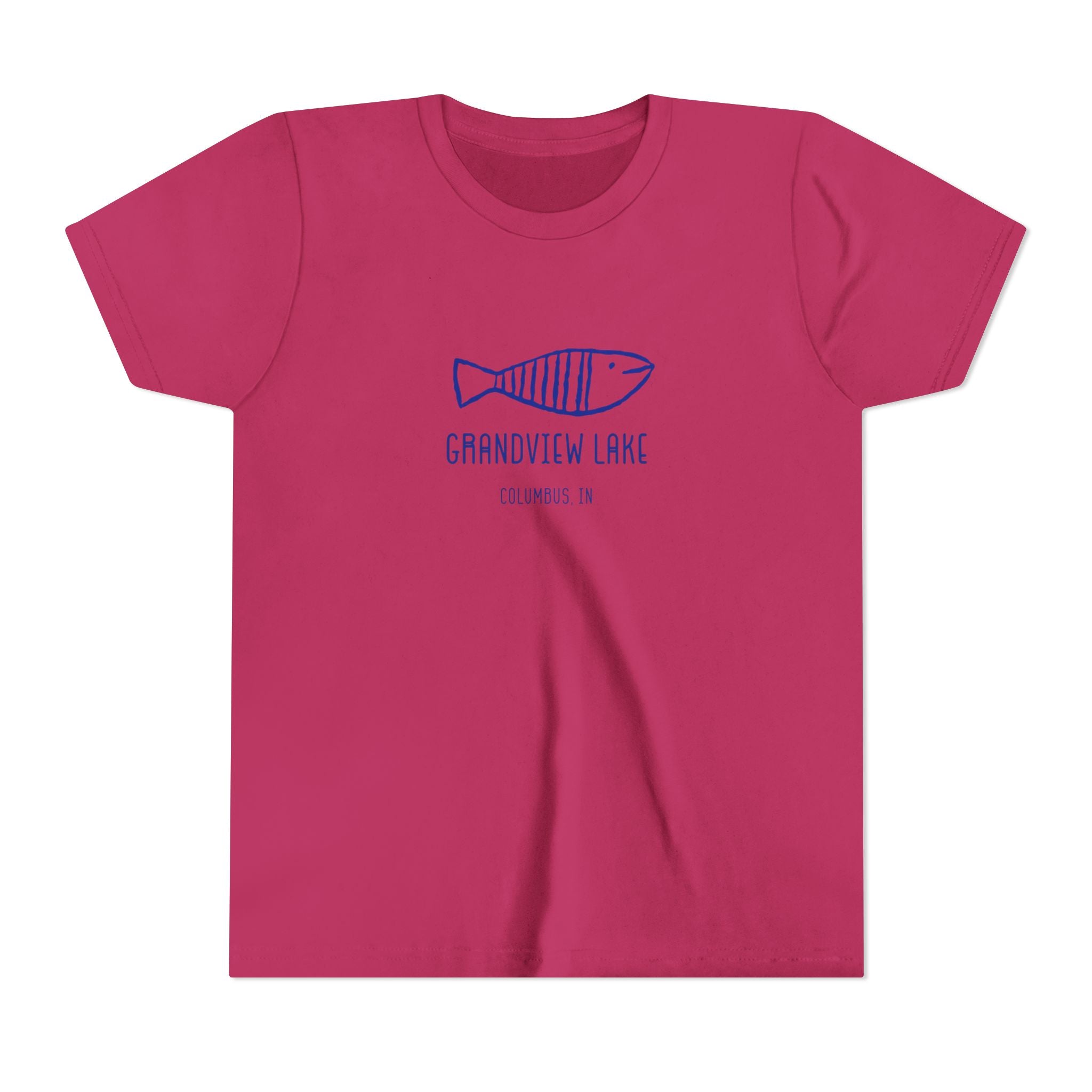 Youth Tee — 'Grandview Lake' Retro Fish Kids T-Shirt