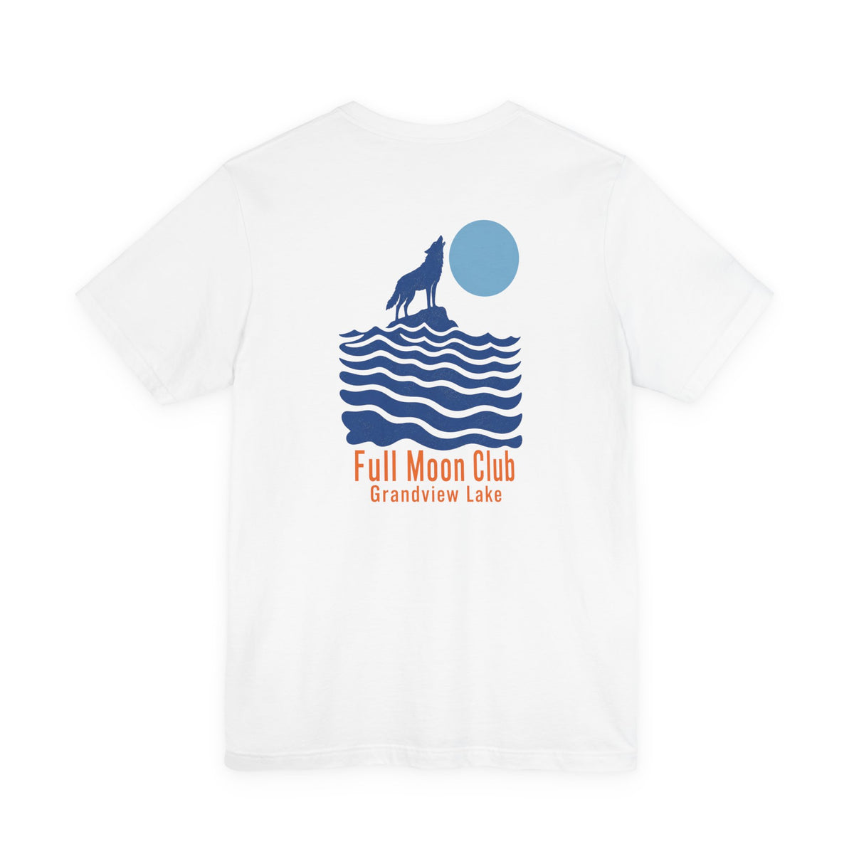 Grandview Full Moon Club Lake T-Shirt — Wolf Moon Graphic Tee