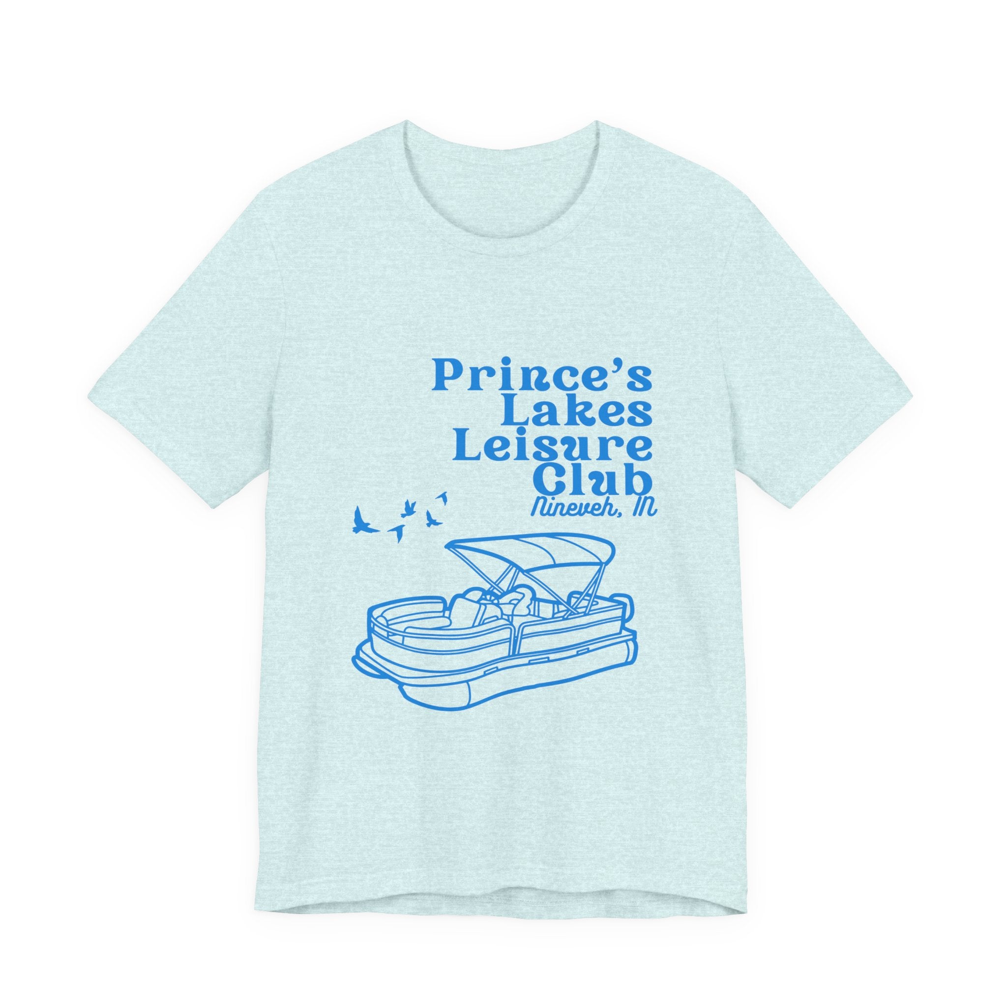 Lake Club Pontoon Boat Tee – "Prince's Lakes Leisure Club" Vintage Boating T-Shirt
