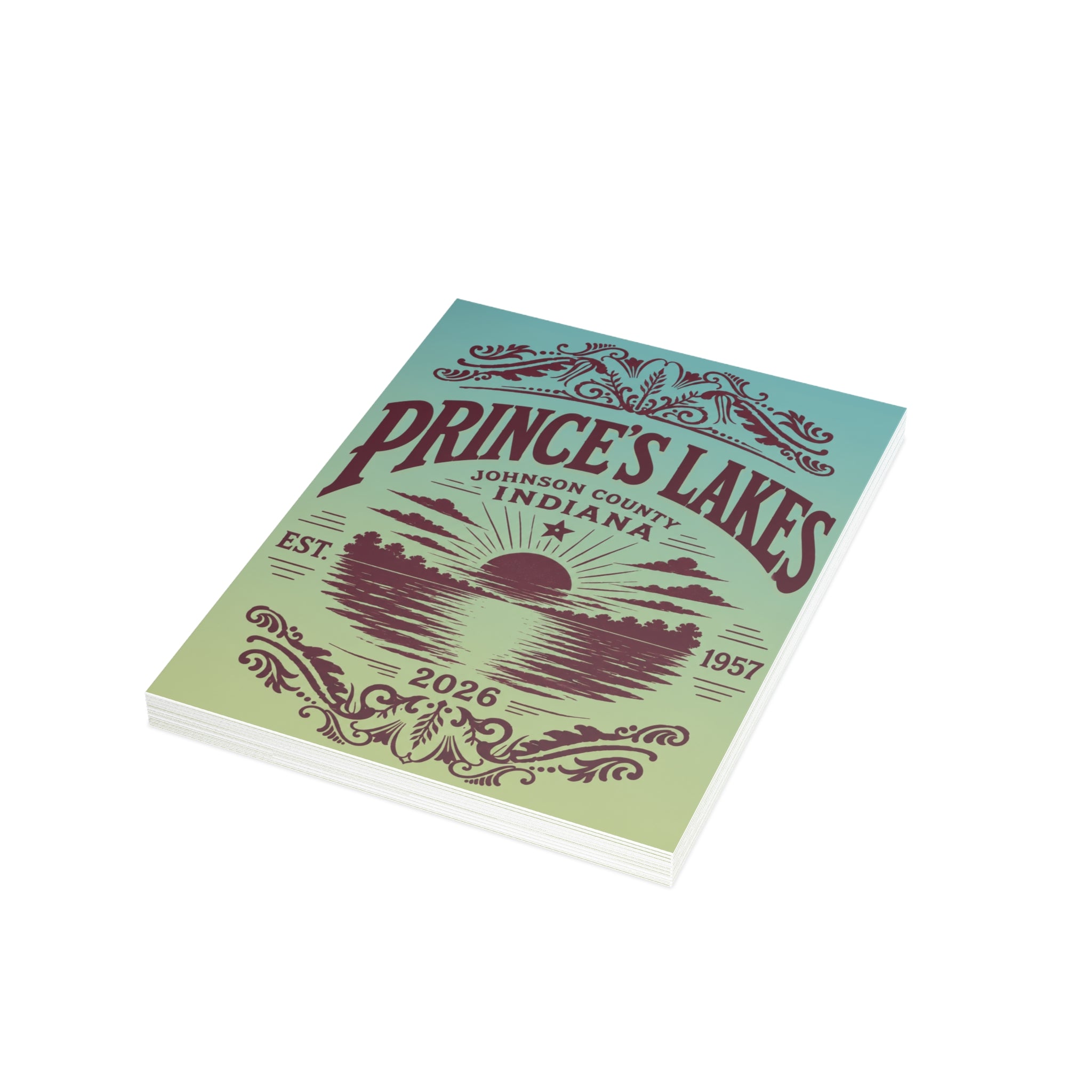 Postcard Bundles (envelopes not included) Prince's Lakes 2026 Commemorative Postcard