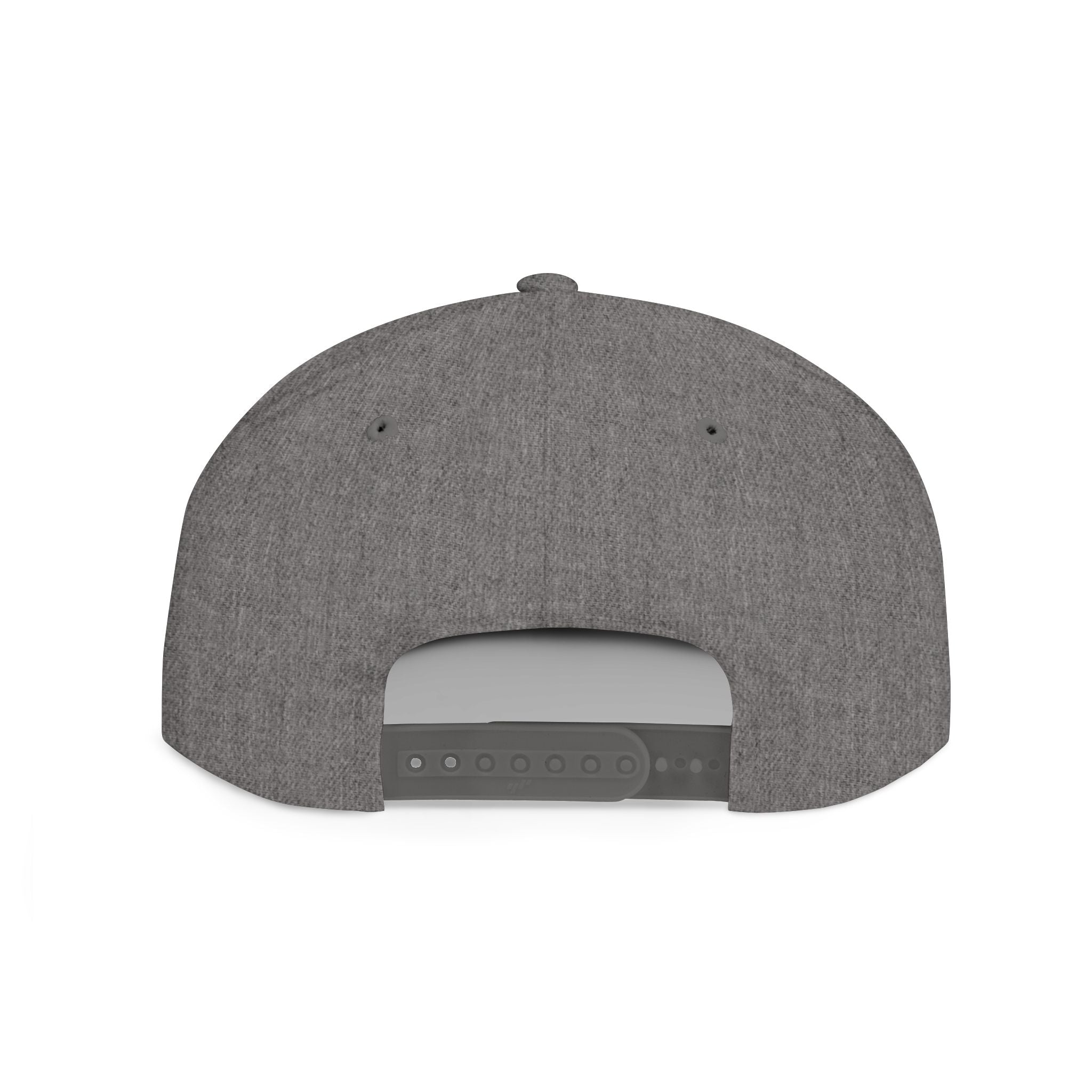 Grandview Lake Flat Bill Snapback Hat — Retro Embroidered Lake Cap