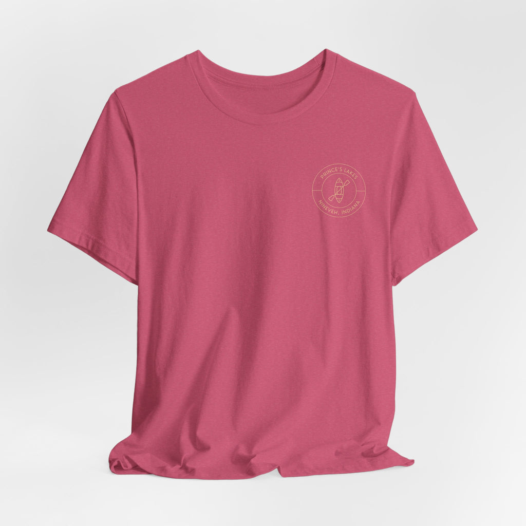 Kayak Pocket & Back Print Prince's Lakes Minimalist Tee —  Short Sleeve Shirt