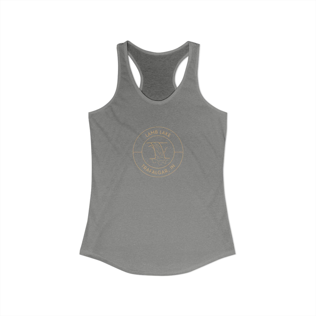 Women's Racerback Tank- Waterfall Lamb Lake