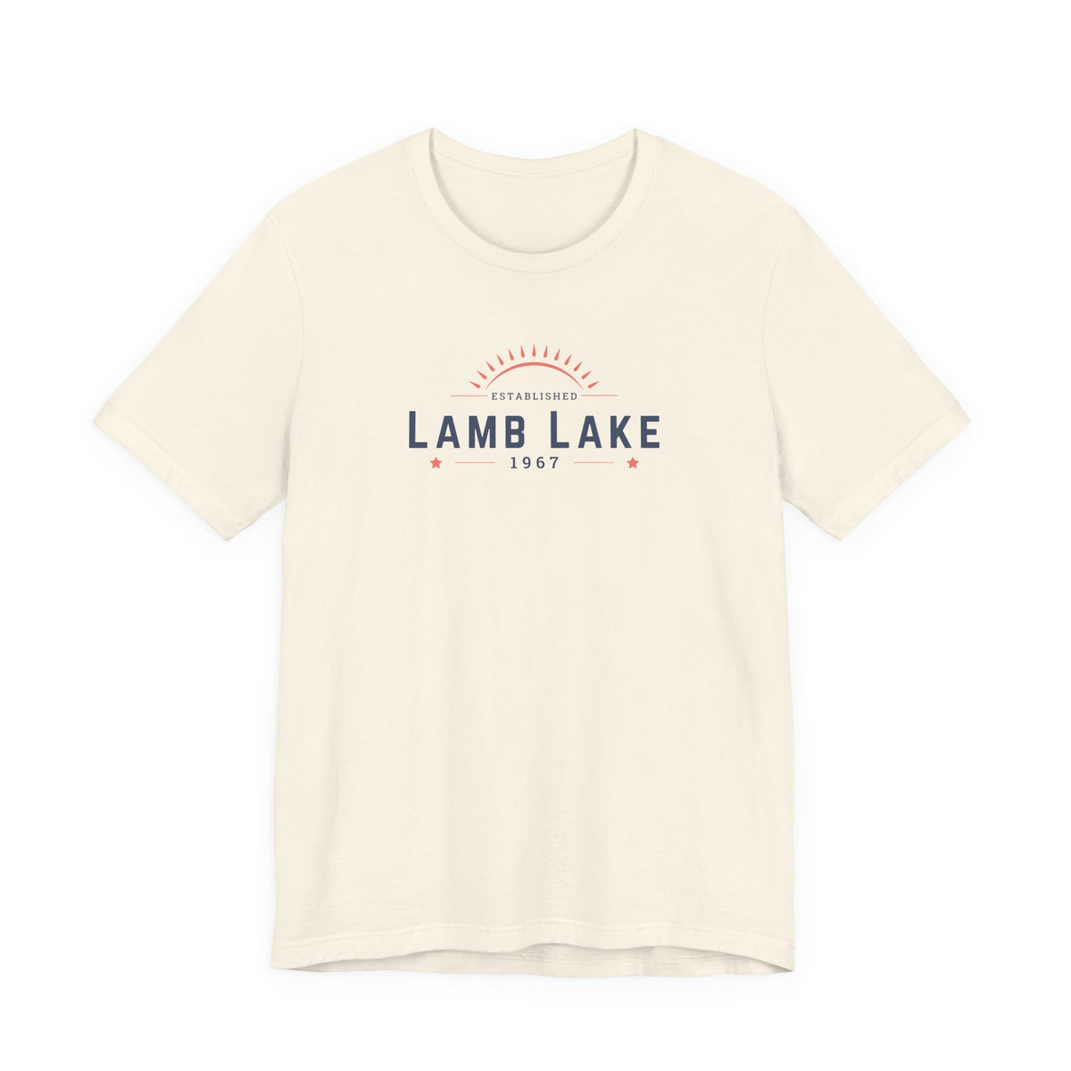 Lamb Lake Tee – Retro Lakeside Graphic T-Shirt