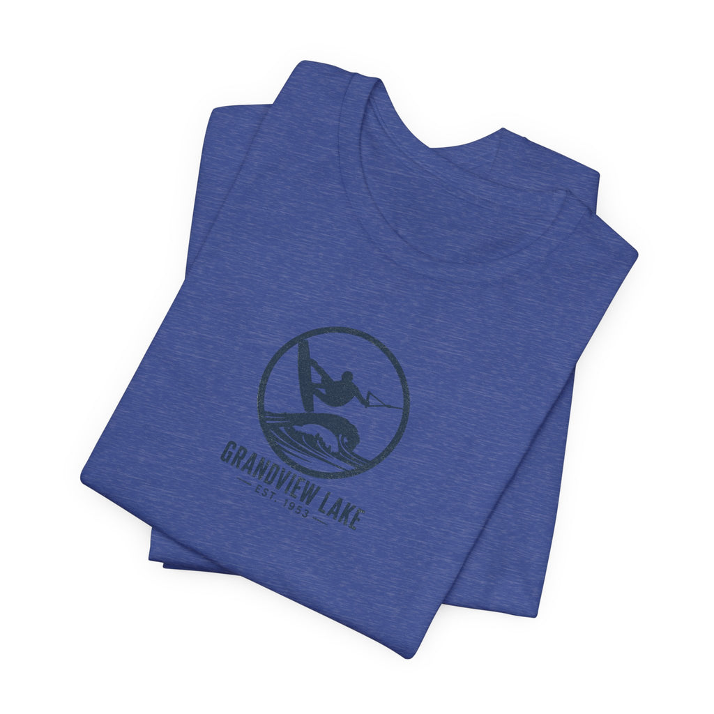 Grandview Lake Wakesurf Emblem Tee — Unisex