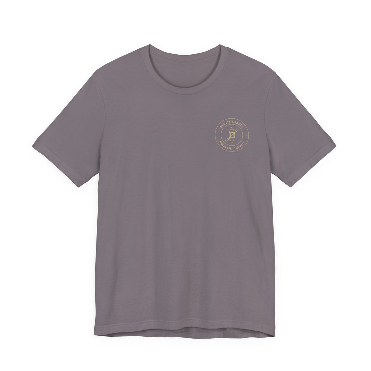 Kayak Pocket & Back Print Prince's Lakes Minimalist Tee —  Short Sleeve Shirt
