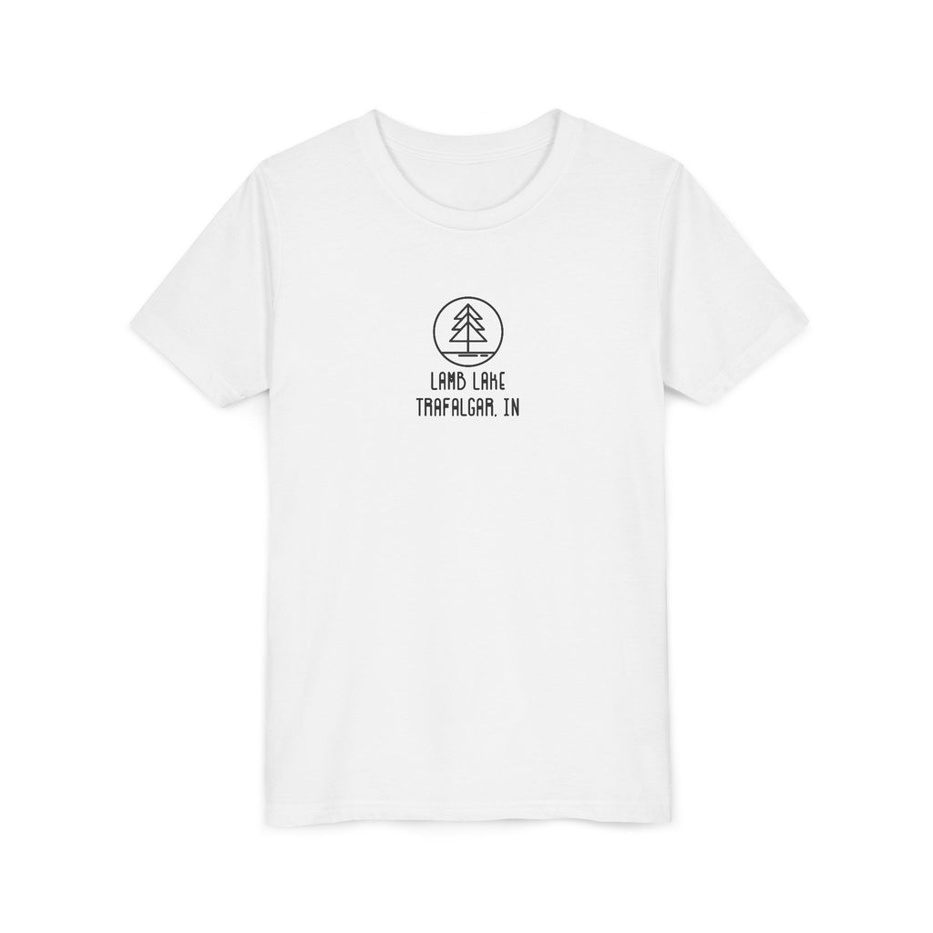 Youth Tee — 'Lamb Lake' Retro Camp Kids T-Shirt