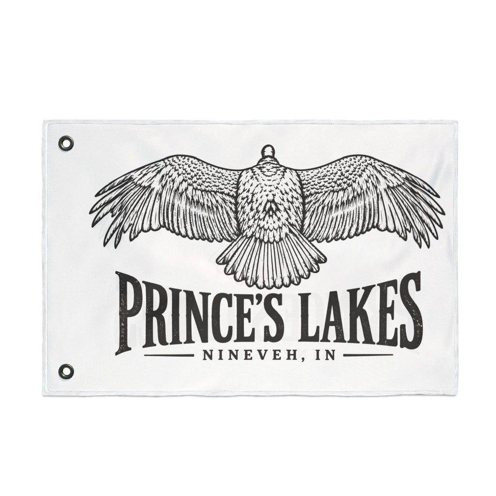 Prince's Lakes Turkey Vulture Flag — Double-Sided  Lake House Banner