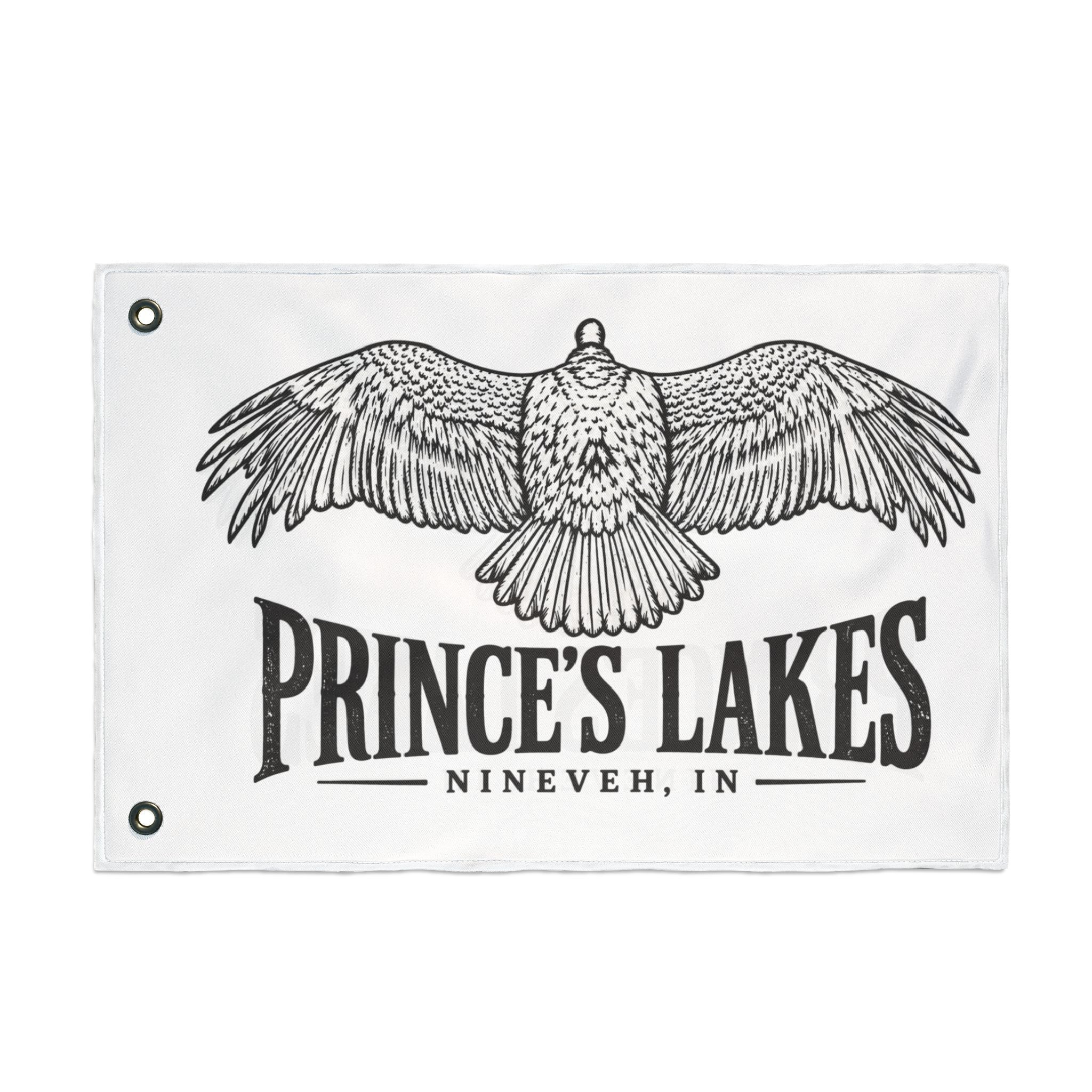 Prince's Lakes Turkey Vulture Flag — Double-Sided  Lake House Banner
