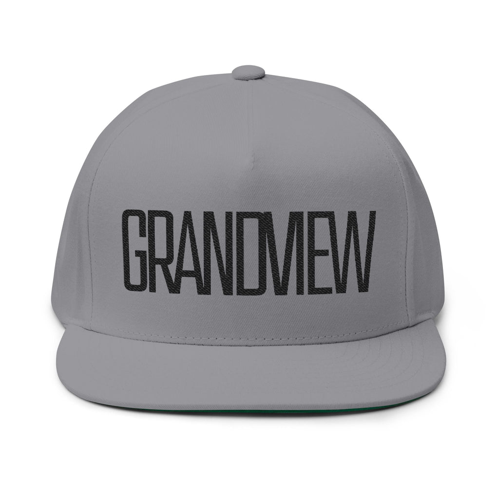 Grandview Embroidered Flat Bill Cap