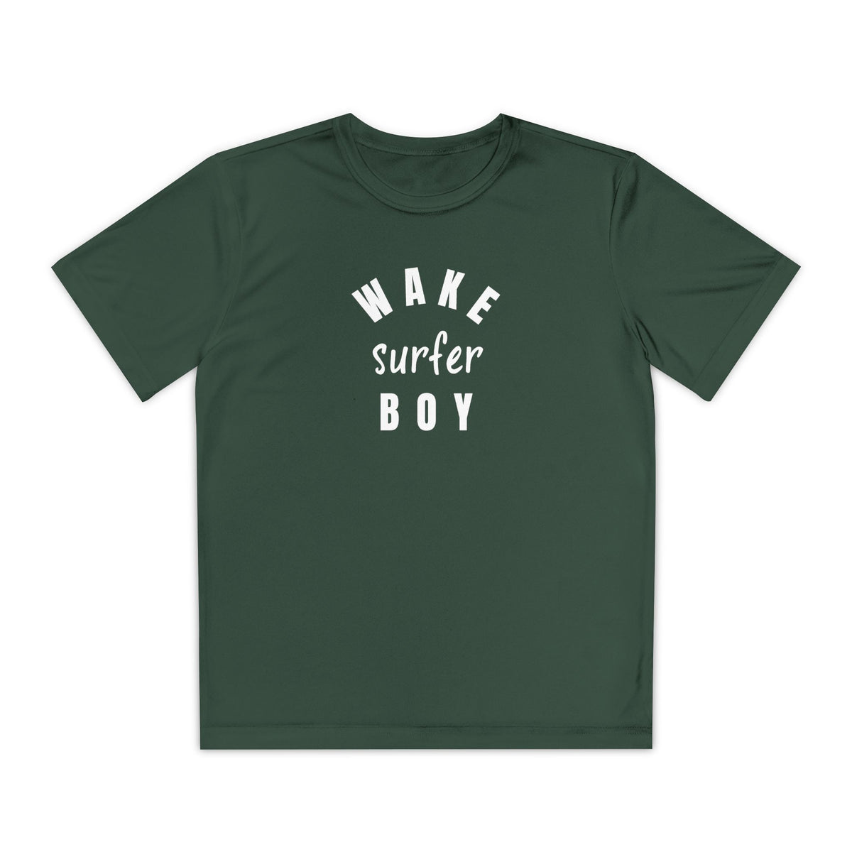 Youth Wake Surfer Boy Tee