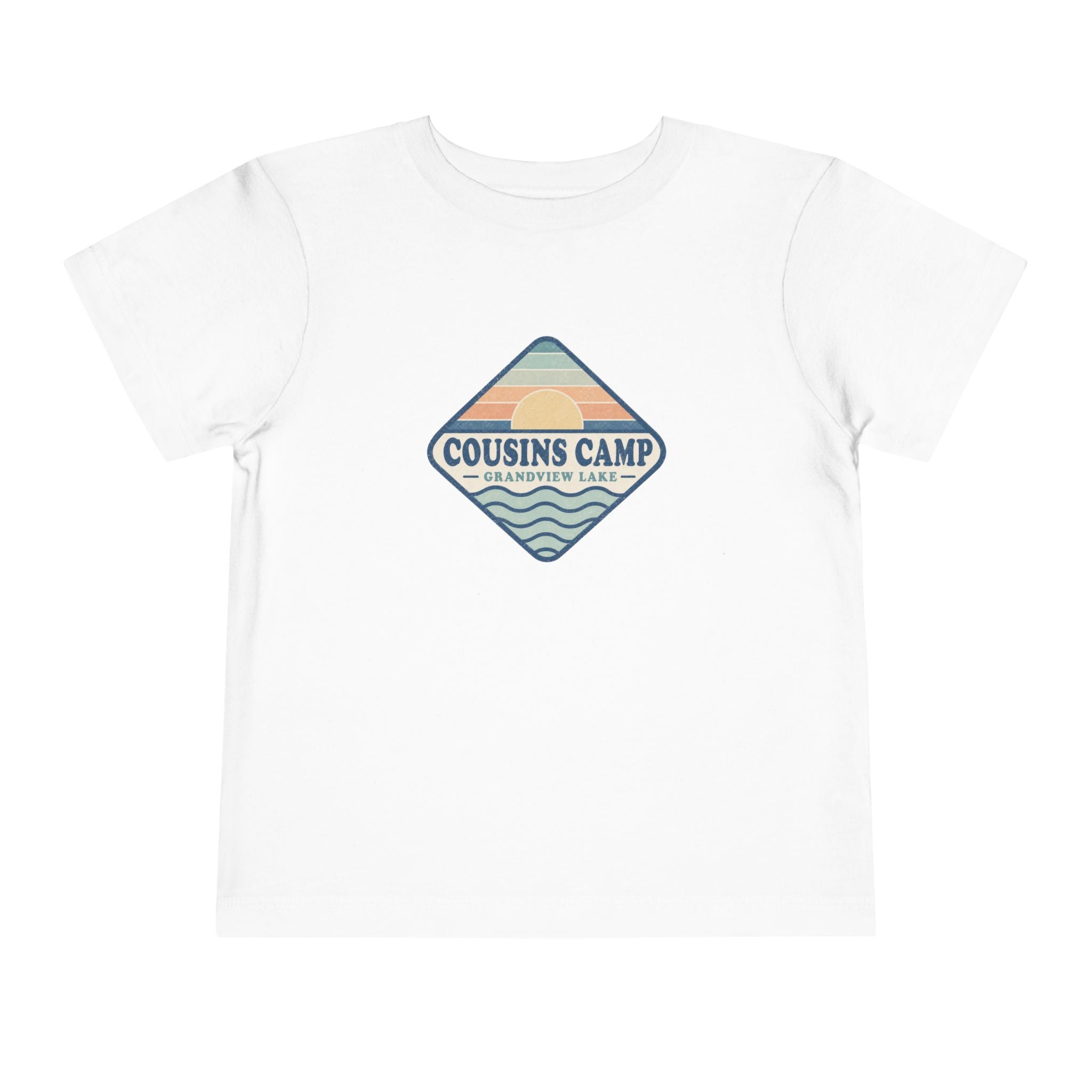 Cousins Camp Toddler Tee — Retro Lakeside Summer Camp Shirt