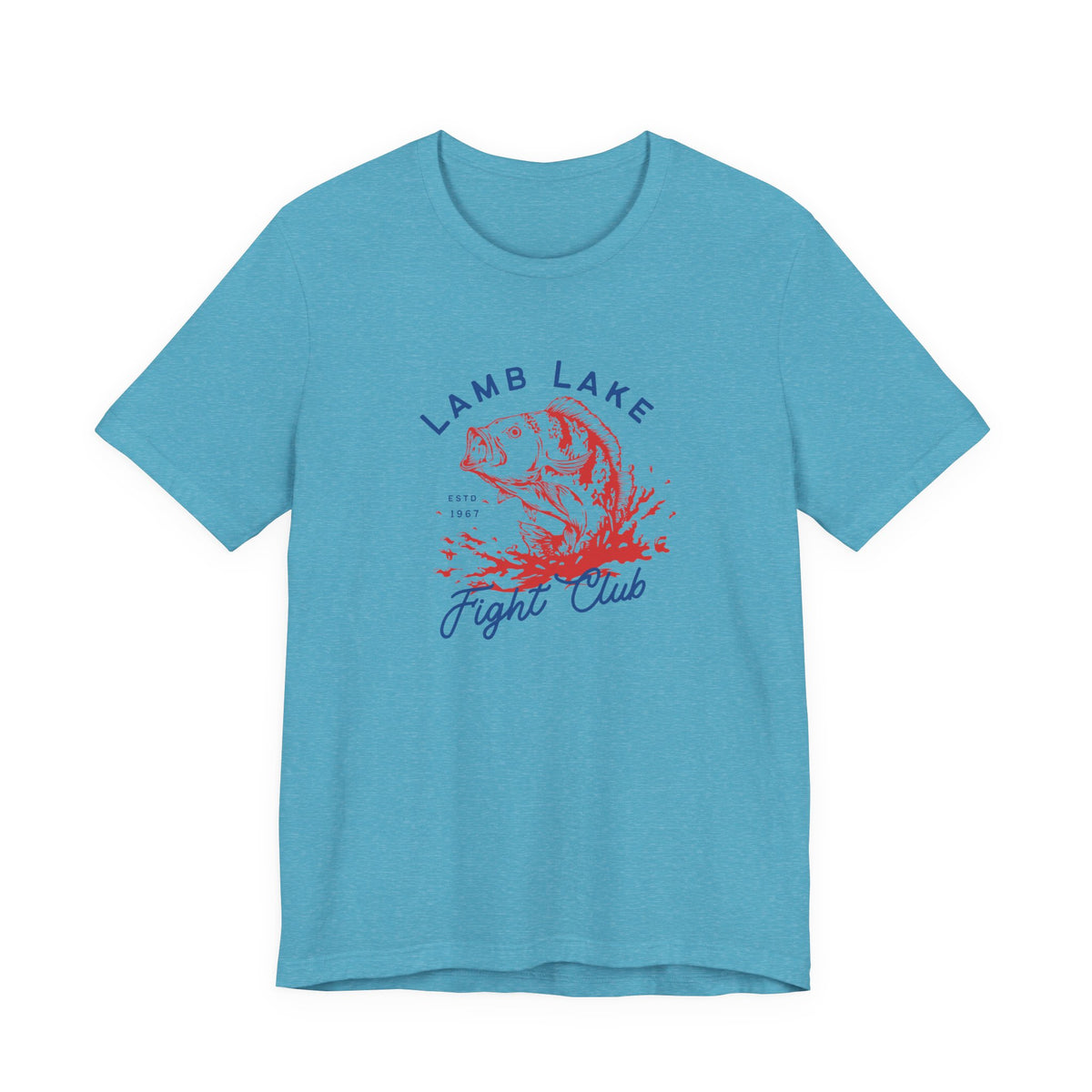 Lamb Lake Fight Club Fishing T-Shirt