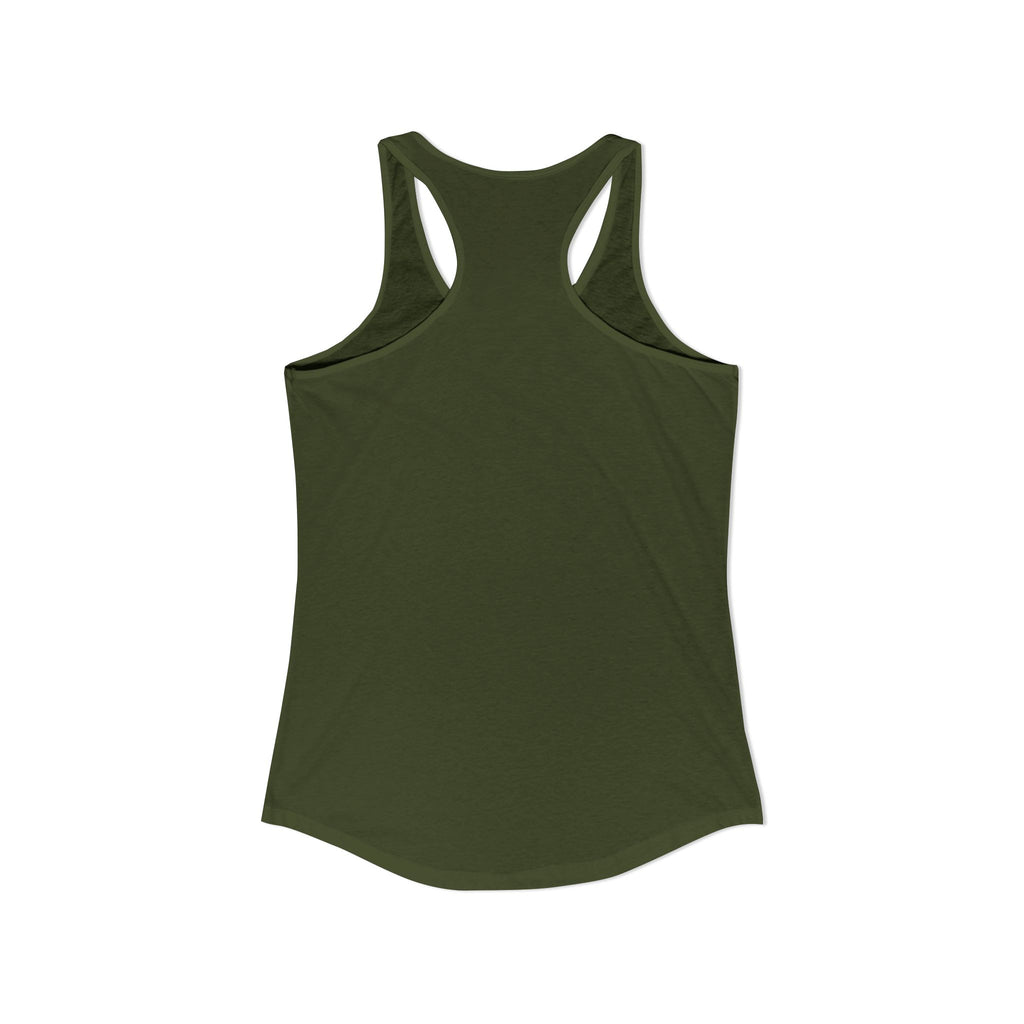 Women's Racerback Tank- "Kayak Prince's Lakes"
