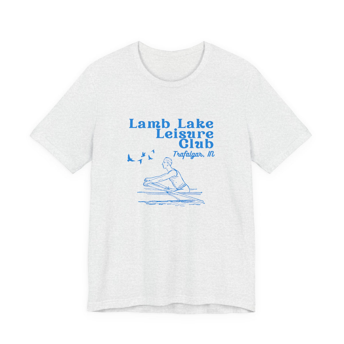 Kayak Tee – "Lamb Lake Leisure Club" Vintage Boating T-Shirt