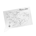 Prince's Lakes Map Puzzle — Illustrated Topographic Jigsaw (1014 pcs)