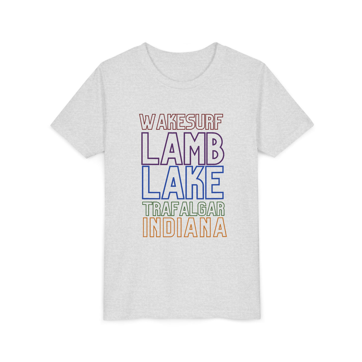 Youth Tee - Lamb Lake Columbus Indiana Wakesurf (Kids)