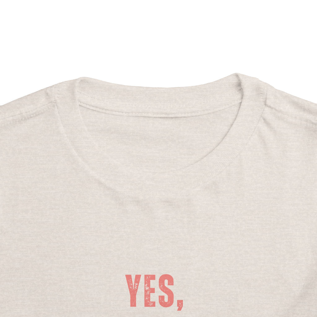 Toddler Tee — "Yes, I Am a Pirate" Text Kids Shirt