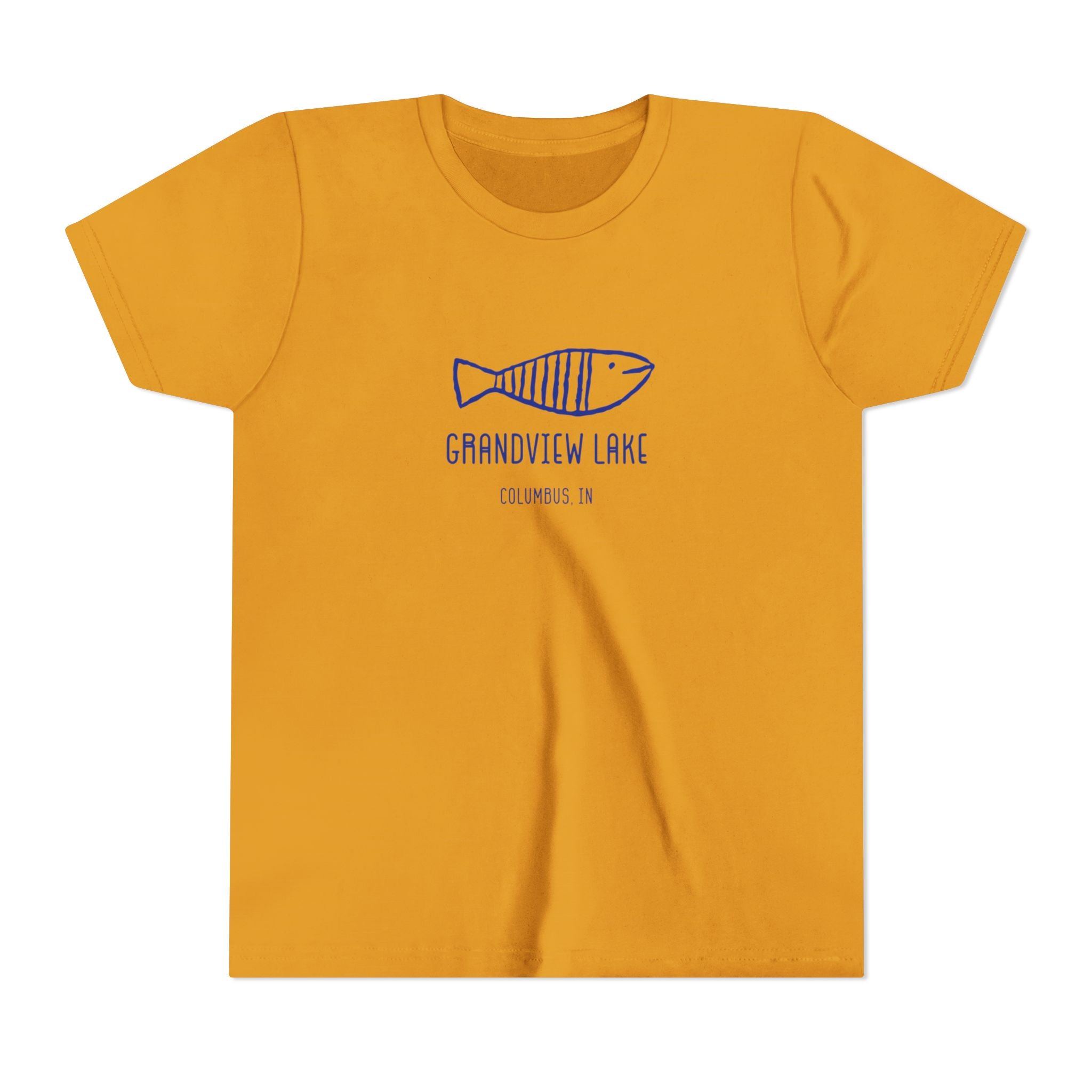 Youth Tee — 'Grandview Lake' Retro Fish Kids T-Shirt
